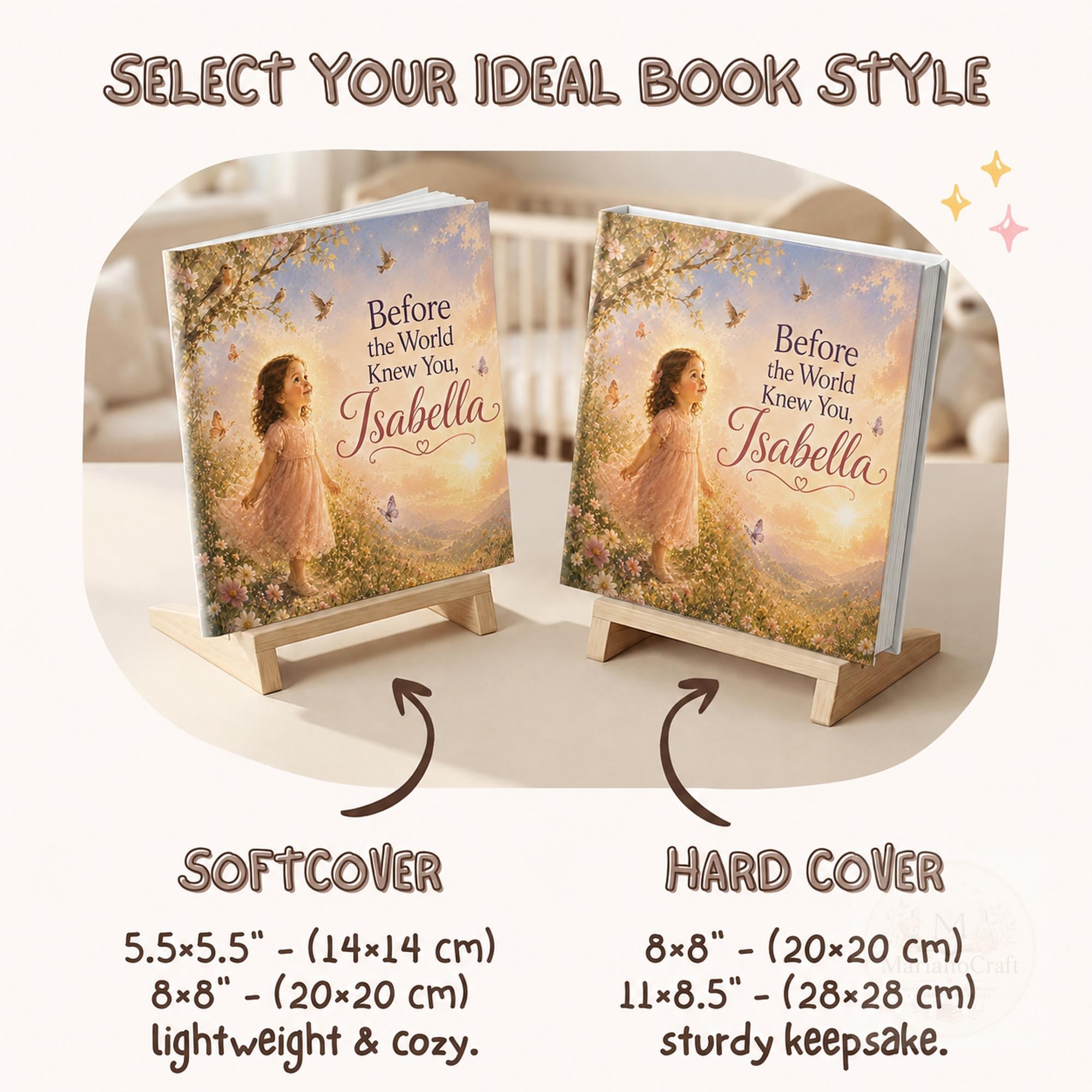 Personalized Christian Baby Book for Girls