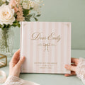 Personalized Bridal Shower Guest Book, Letters To The Bride Book, Wedding Scrapbook Album, Hen Do Book, Bride To Be Gift