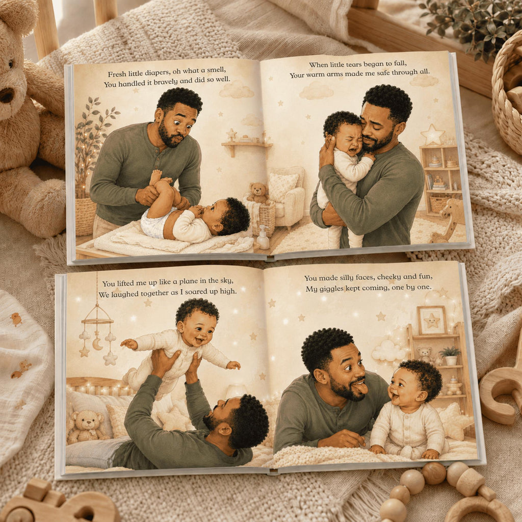 Personalized Dad and Child Storybook