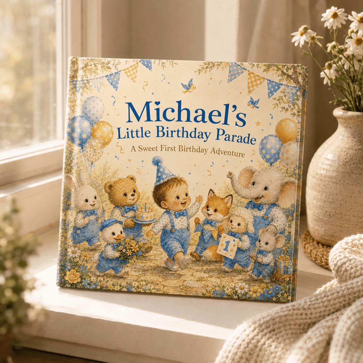 Personalized First Birthday Story Book