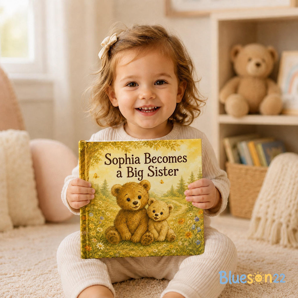 Personalized Baby Story Book, Custom Name Big Brother Gift, Nursery Keepsake Storybook, Baby Shower Gift, Custom Children’s Book