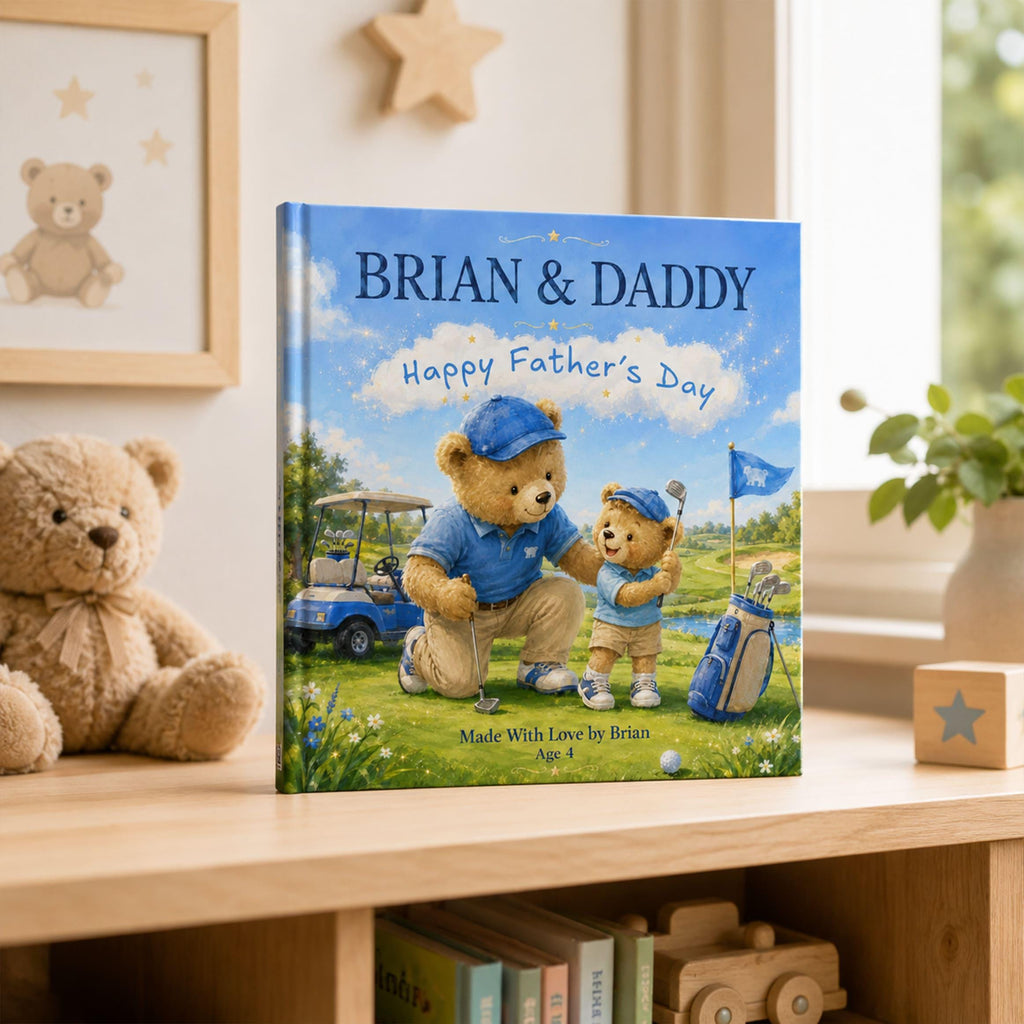 Personalized Golf Dad Book From Kids