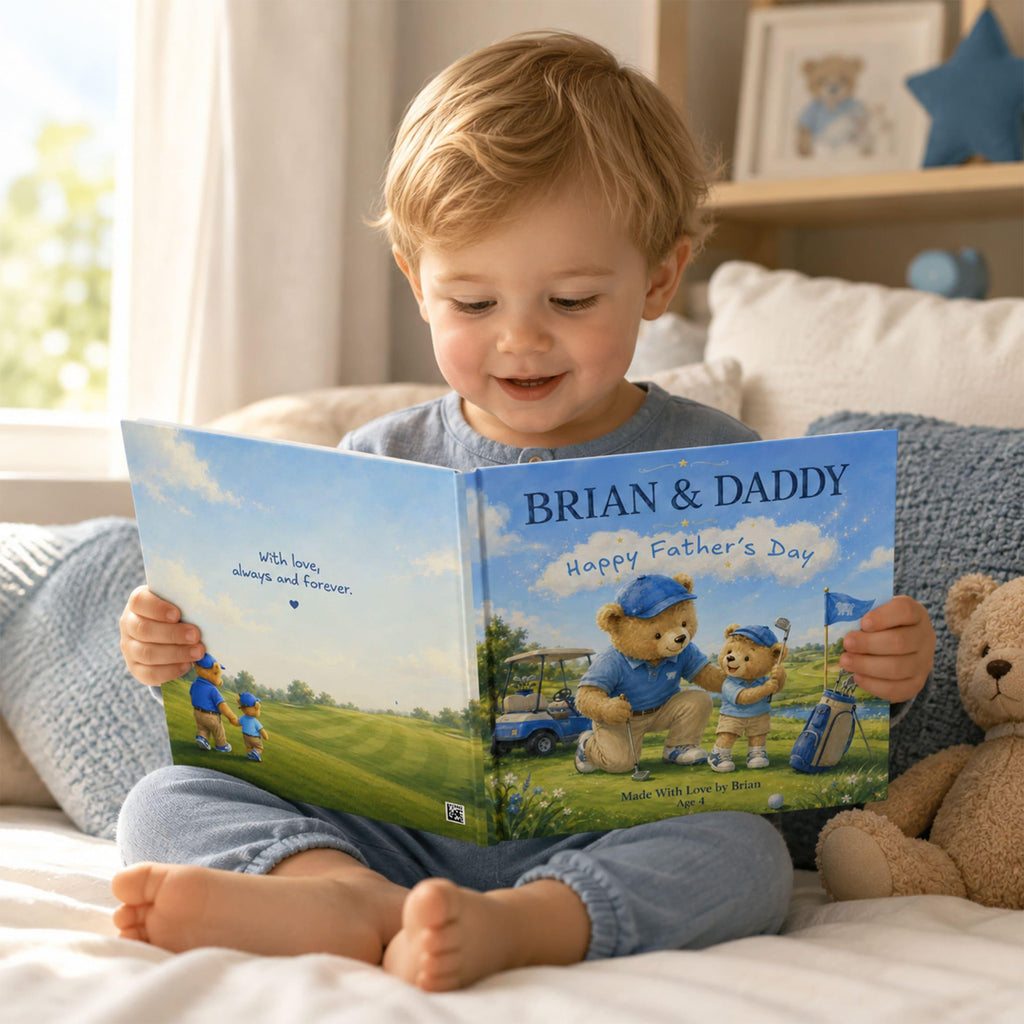 Personalized Golf Dad Book From Kids