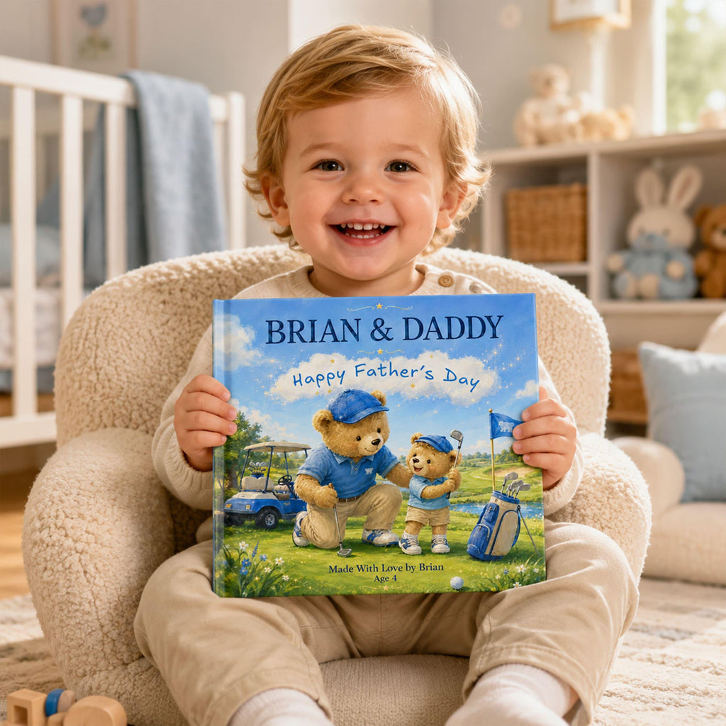 Personalized Golf Dad Book From Kids
