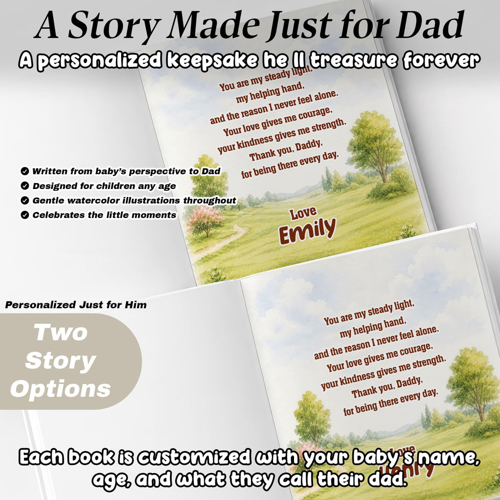 Personalized Golf Dad Story Book for Father's Day