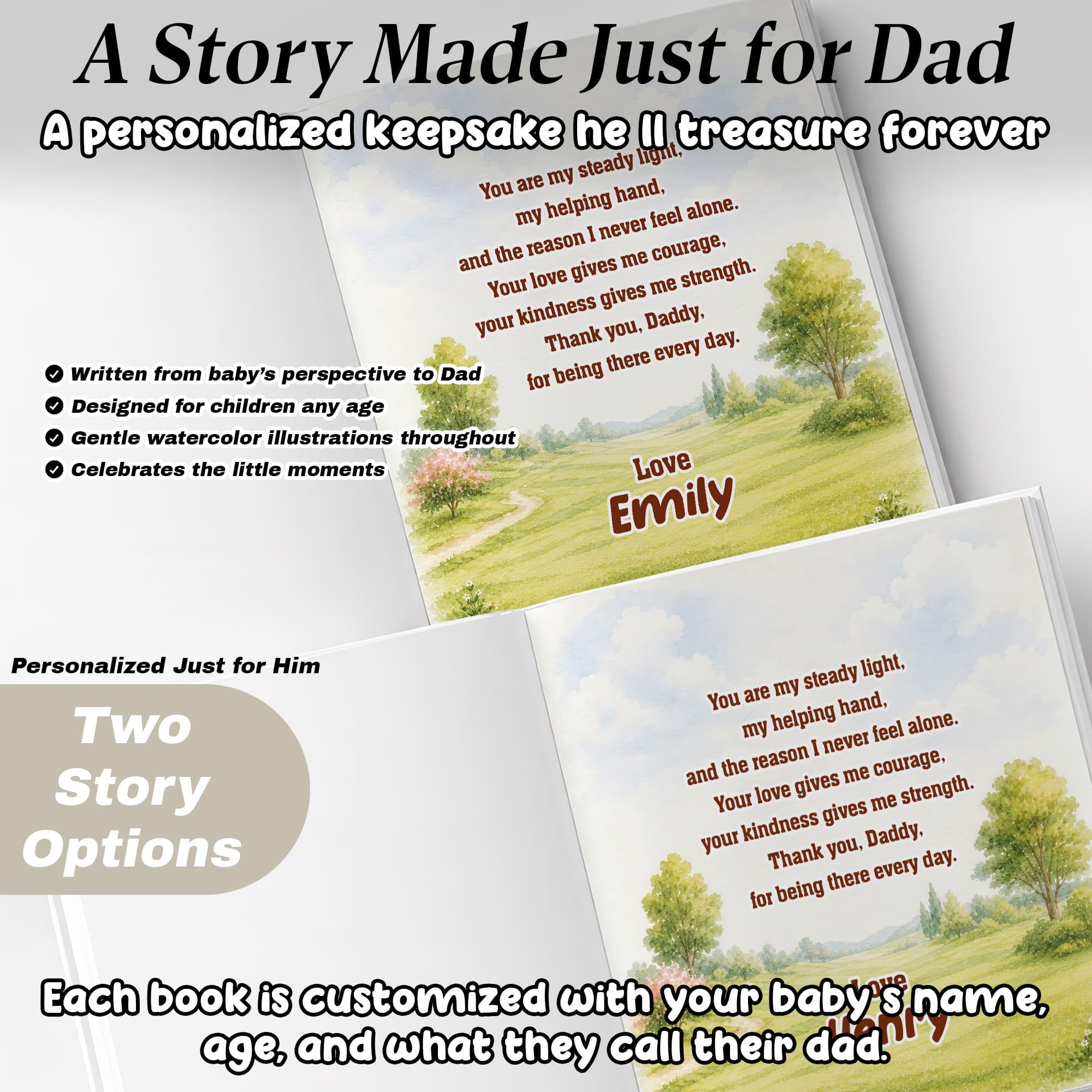 Personalized Golf Dad Story Book for Father's Day