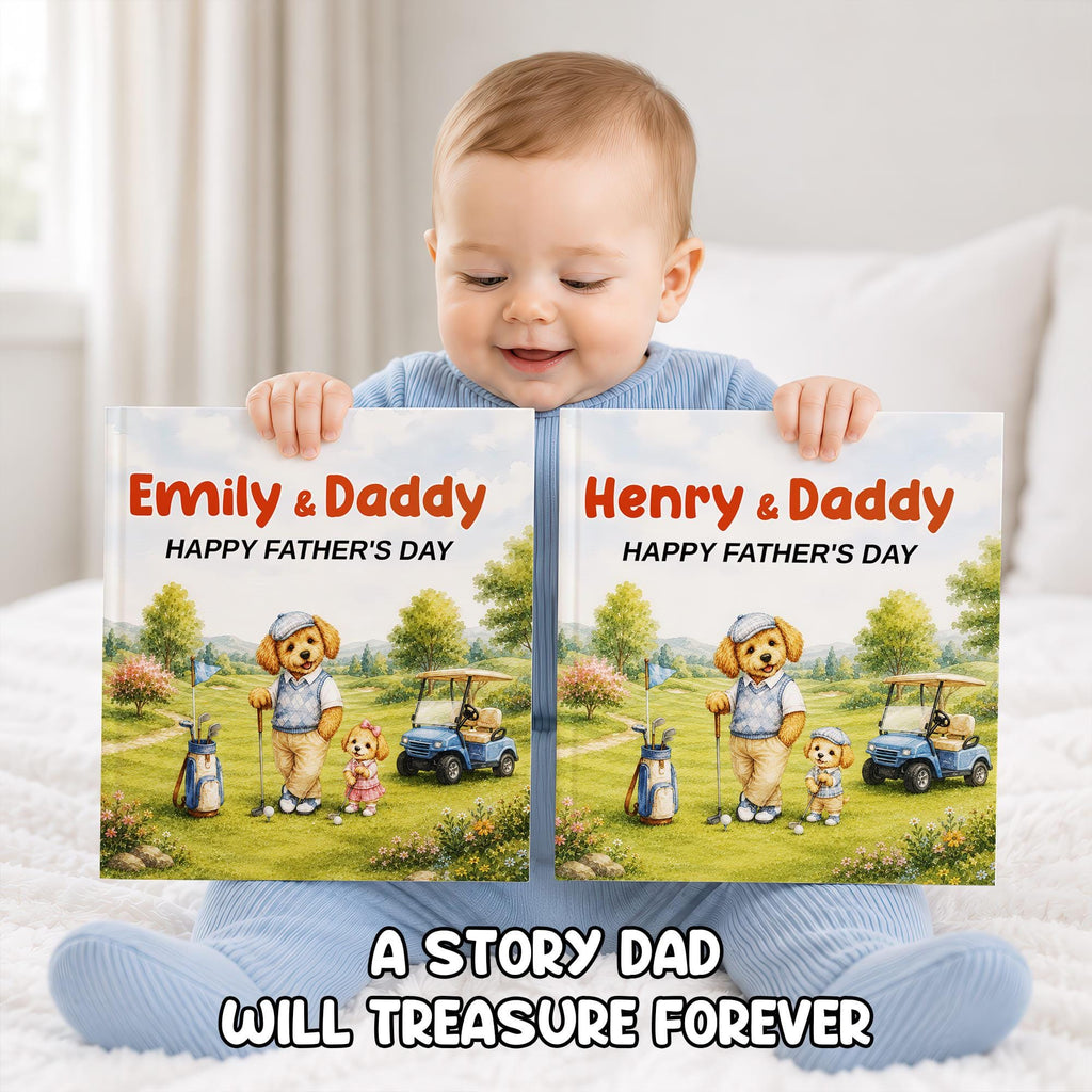 Personalized Golf Dad Story Book for Father's Day