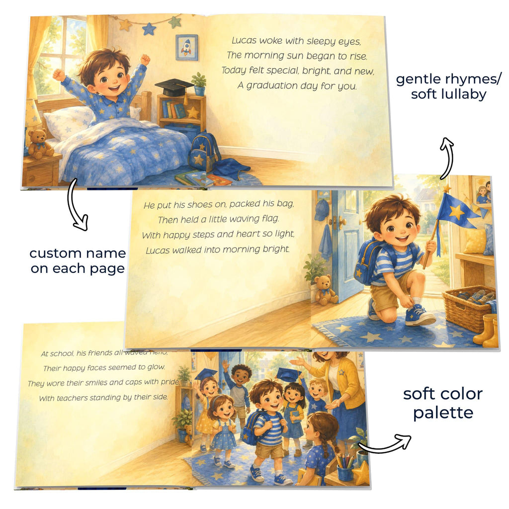 Personalized Kindergarten Graduation Book