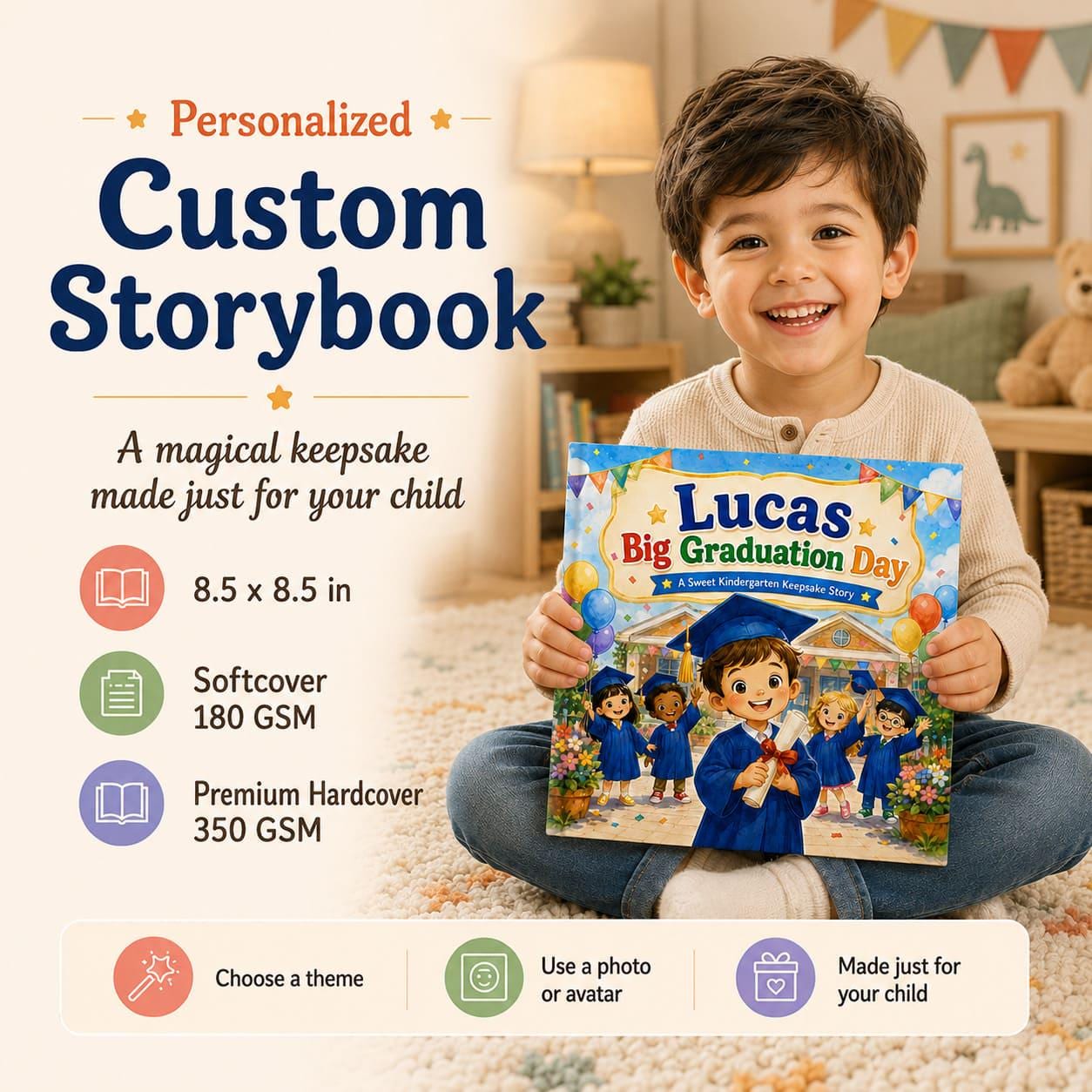 Personalized Kindergarten Graduation Book