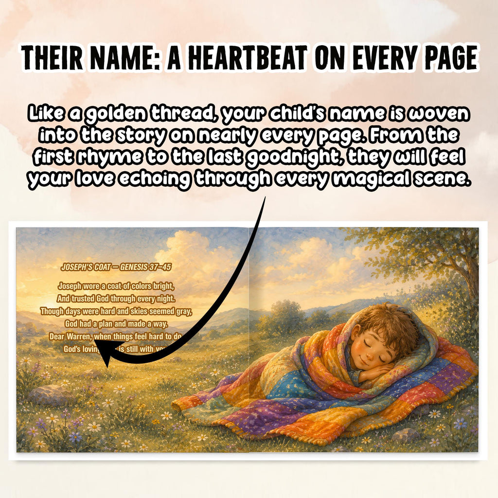 Personalized First Bible Stories Book for Kids