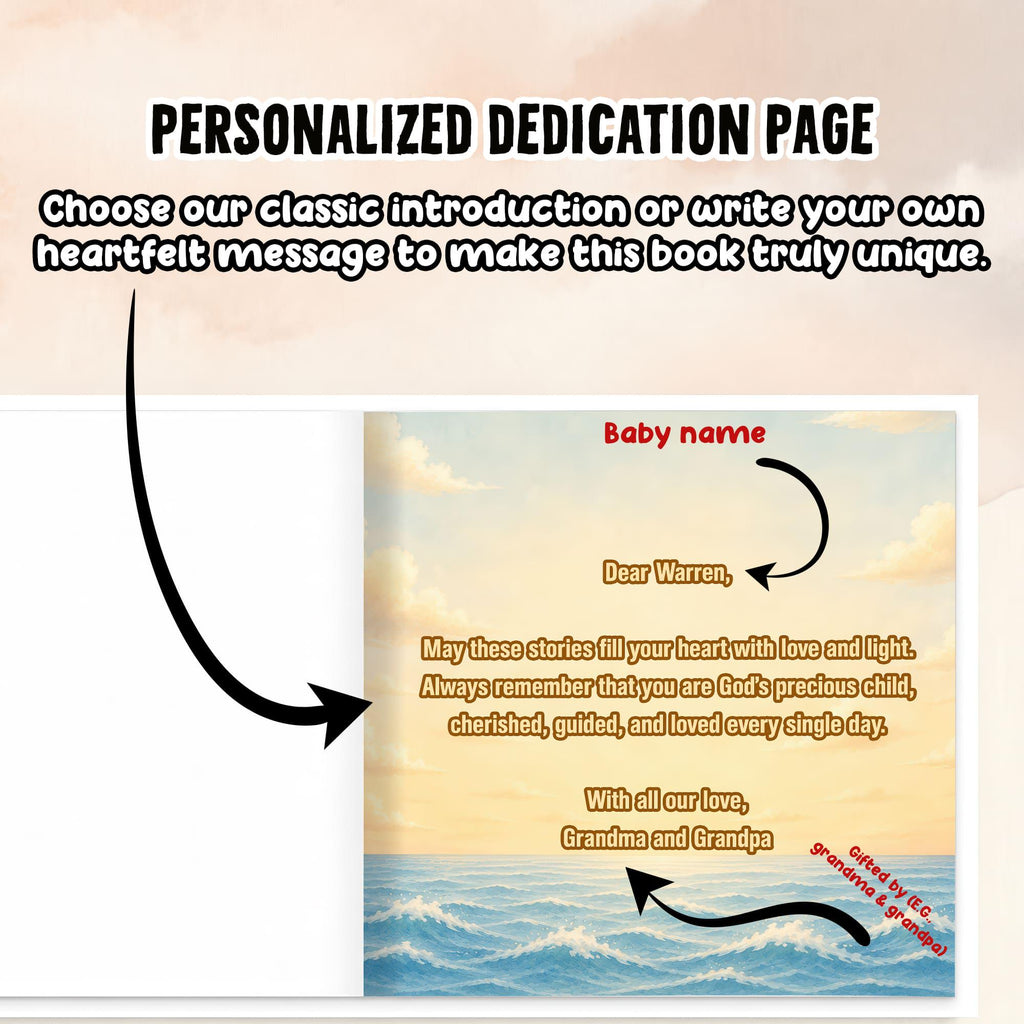 Personalized First Bible Stories Book for Kids