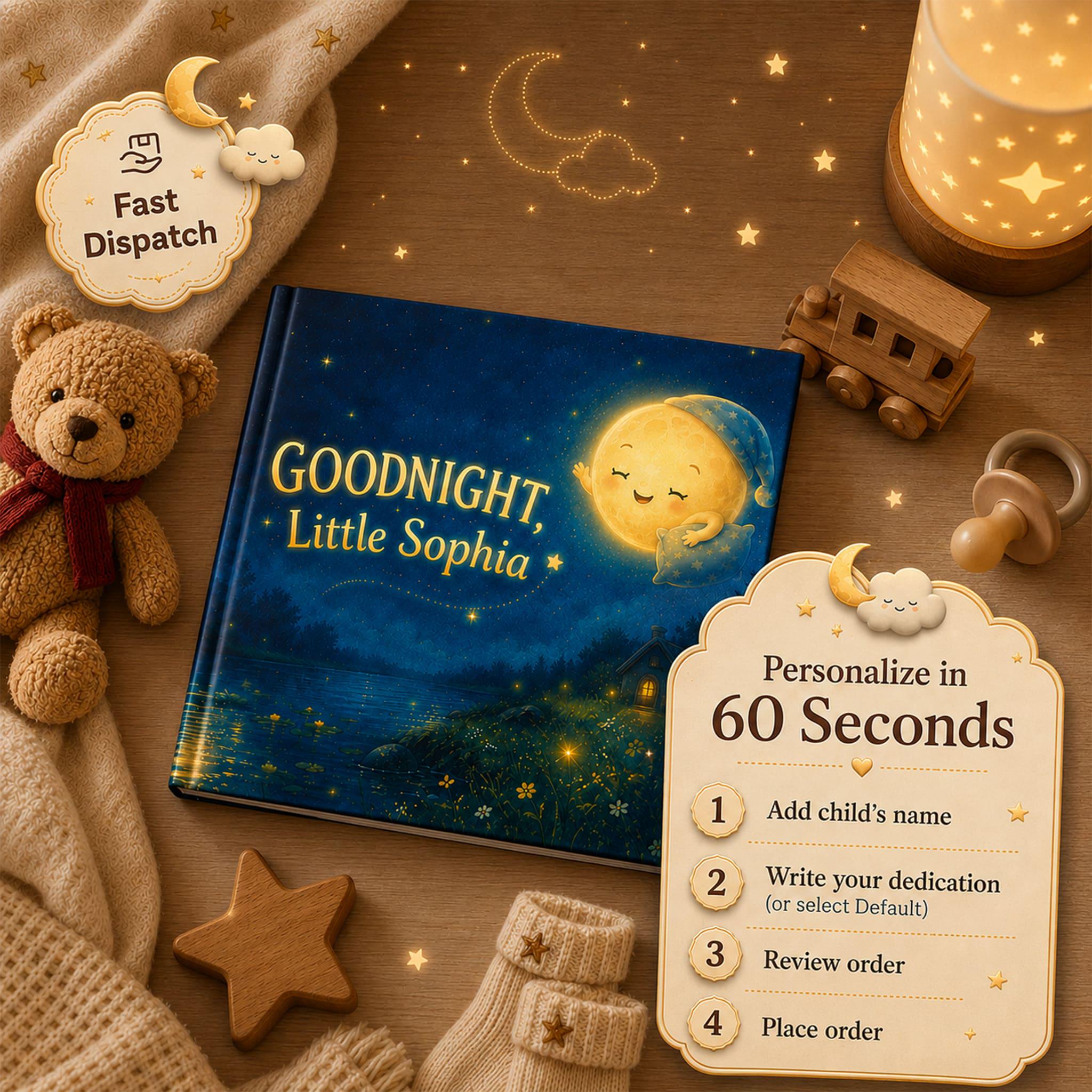 Personalized Baby Bedtime Story Book