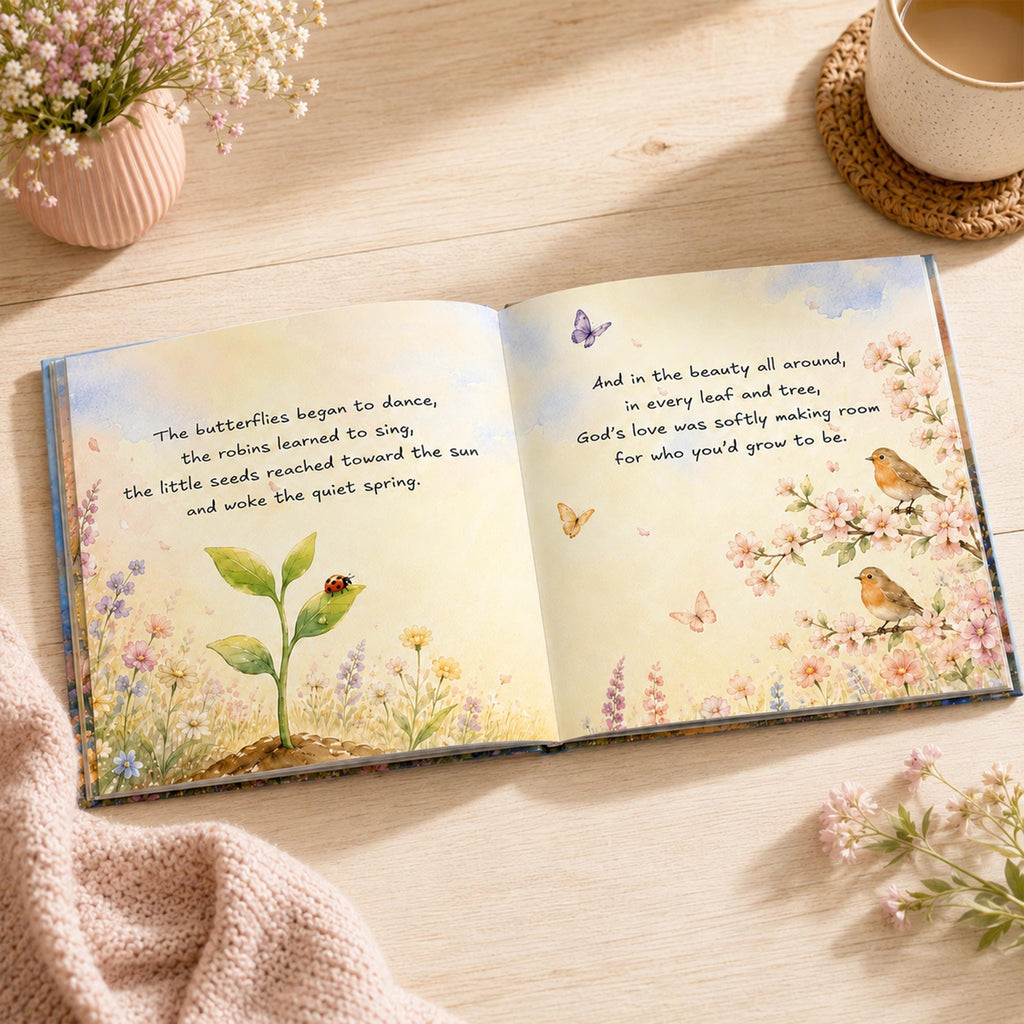Personalized Bible Storybook for Children, Baptism Gift