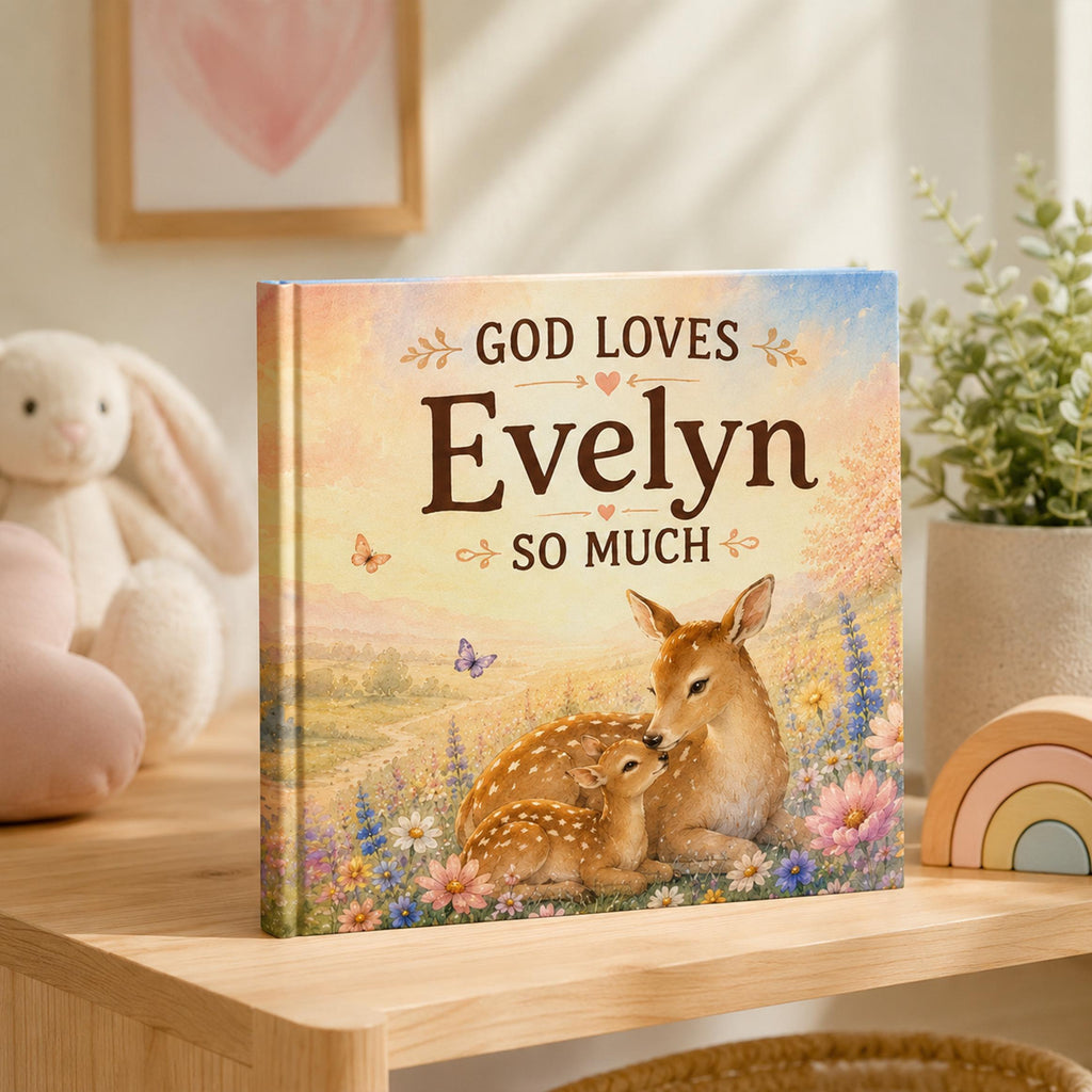Personalized Bible Storybook for Children, Baptism Gift