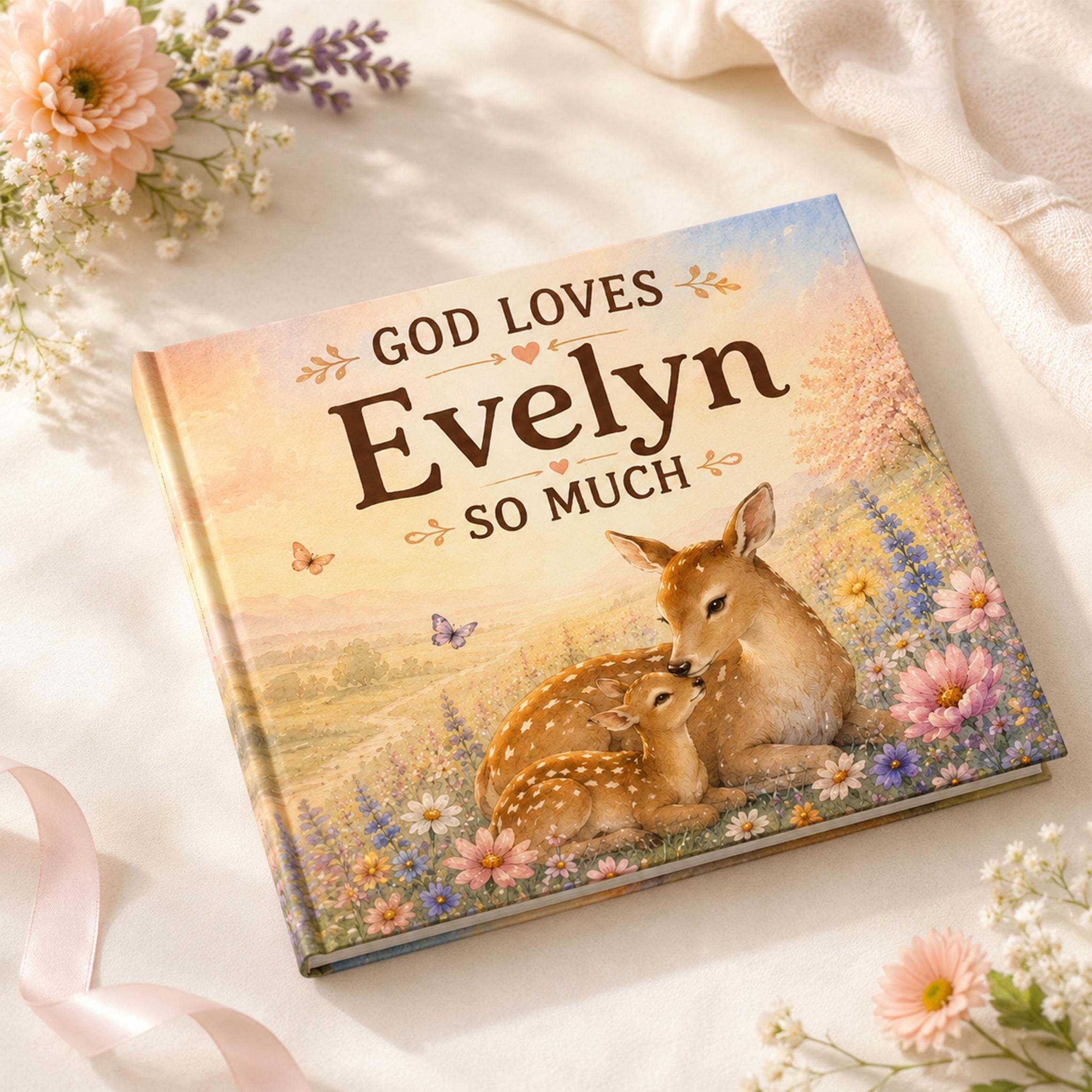 Personalized Bible Storybook for Children, Baptism Gift