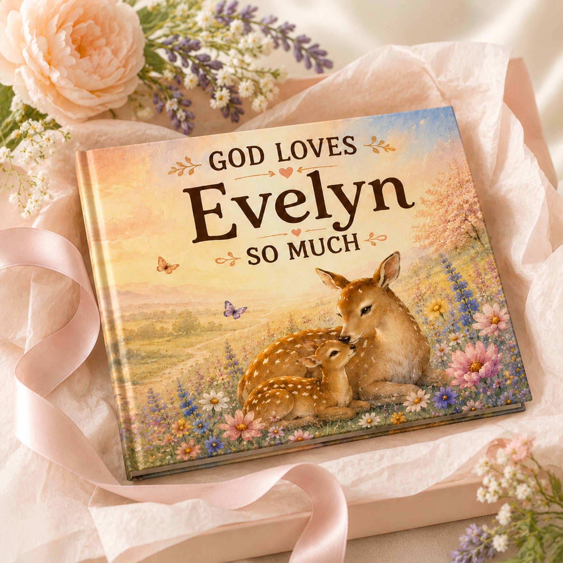 Personalized Bible Storybook for Children, Baptism Gift
