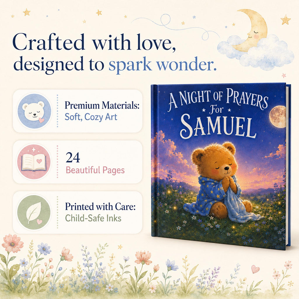 Personalized Bedtime Prayer Book for Kids