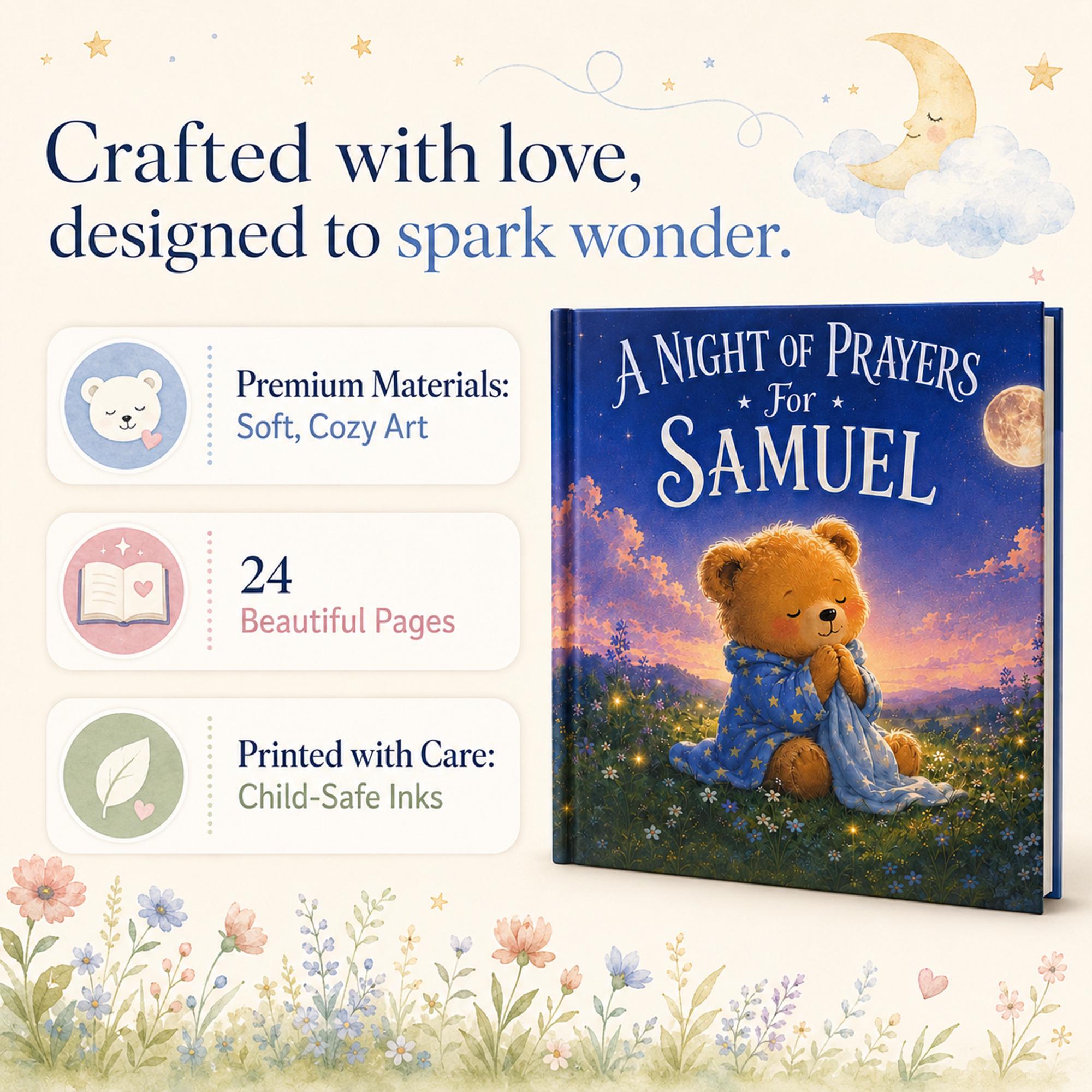 Personalized Bedtime Prayer Book for Kids