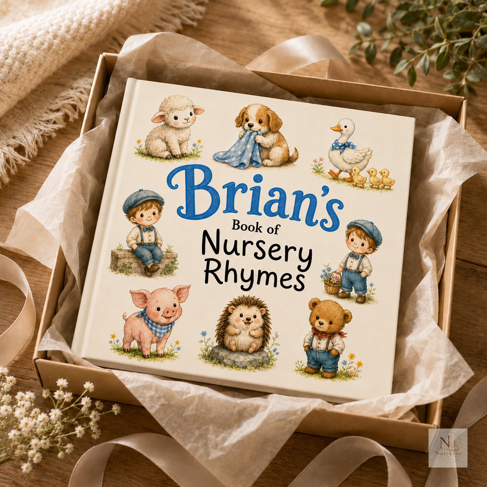 Personalized Nursery Rhyme Book for Baby