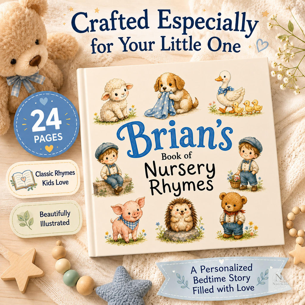Personalized Nursery Rhyme Book for Baby