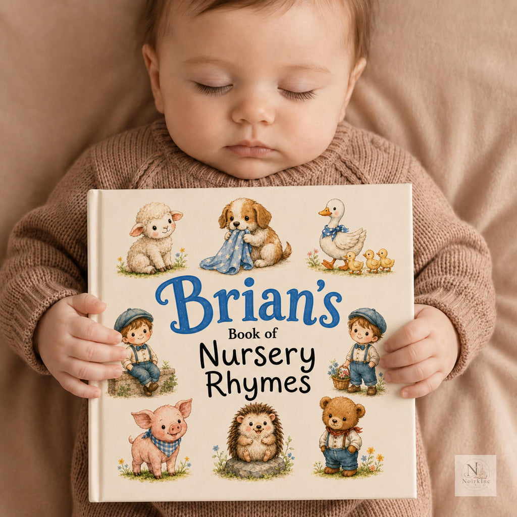 Personalized Nursery Rhyme Book for Baby