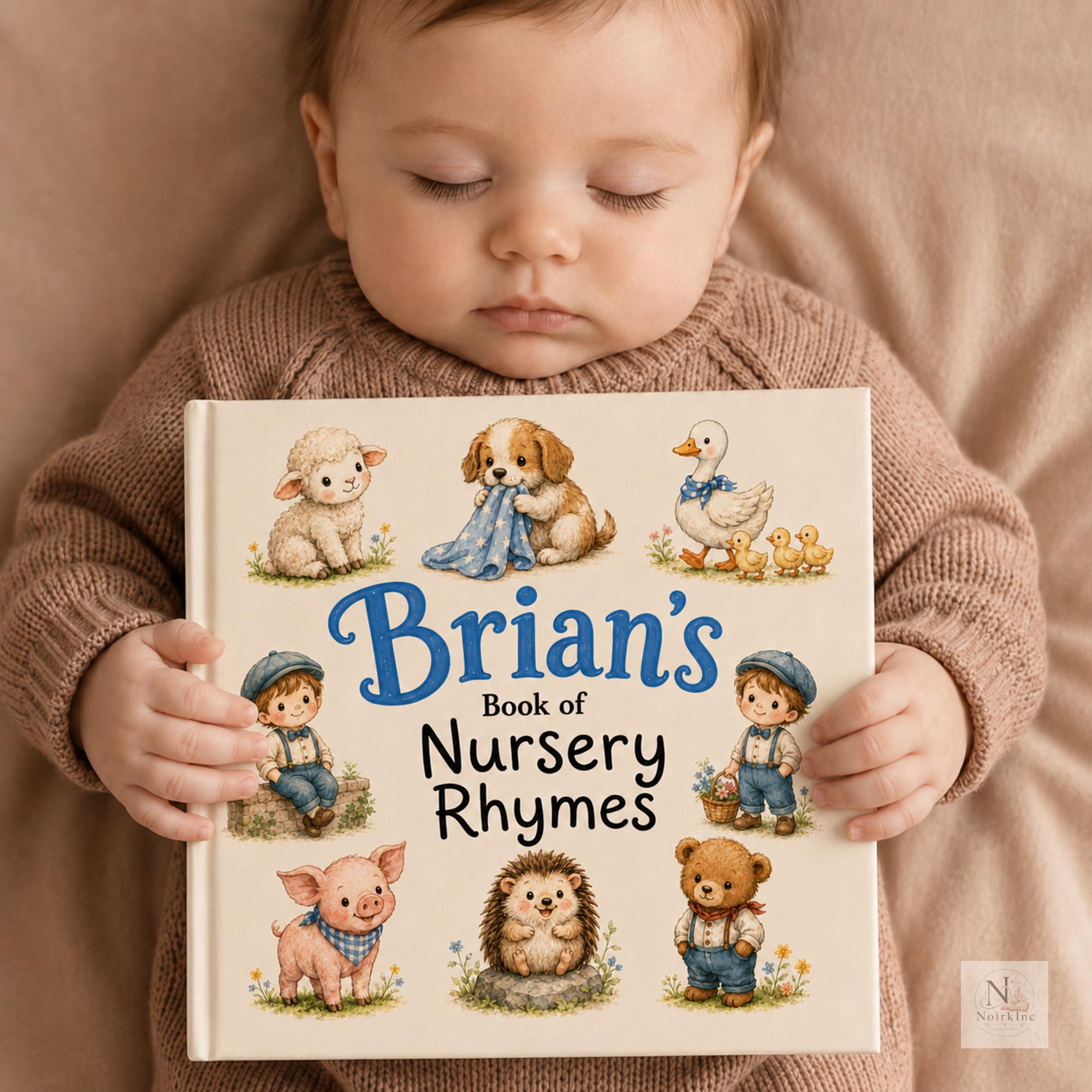 Personalized Nursery Rhyme Book for Baby