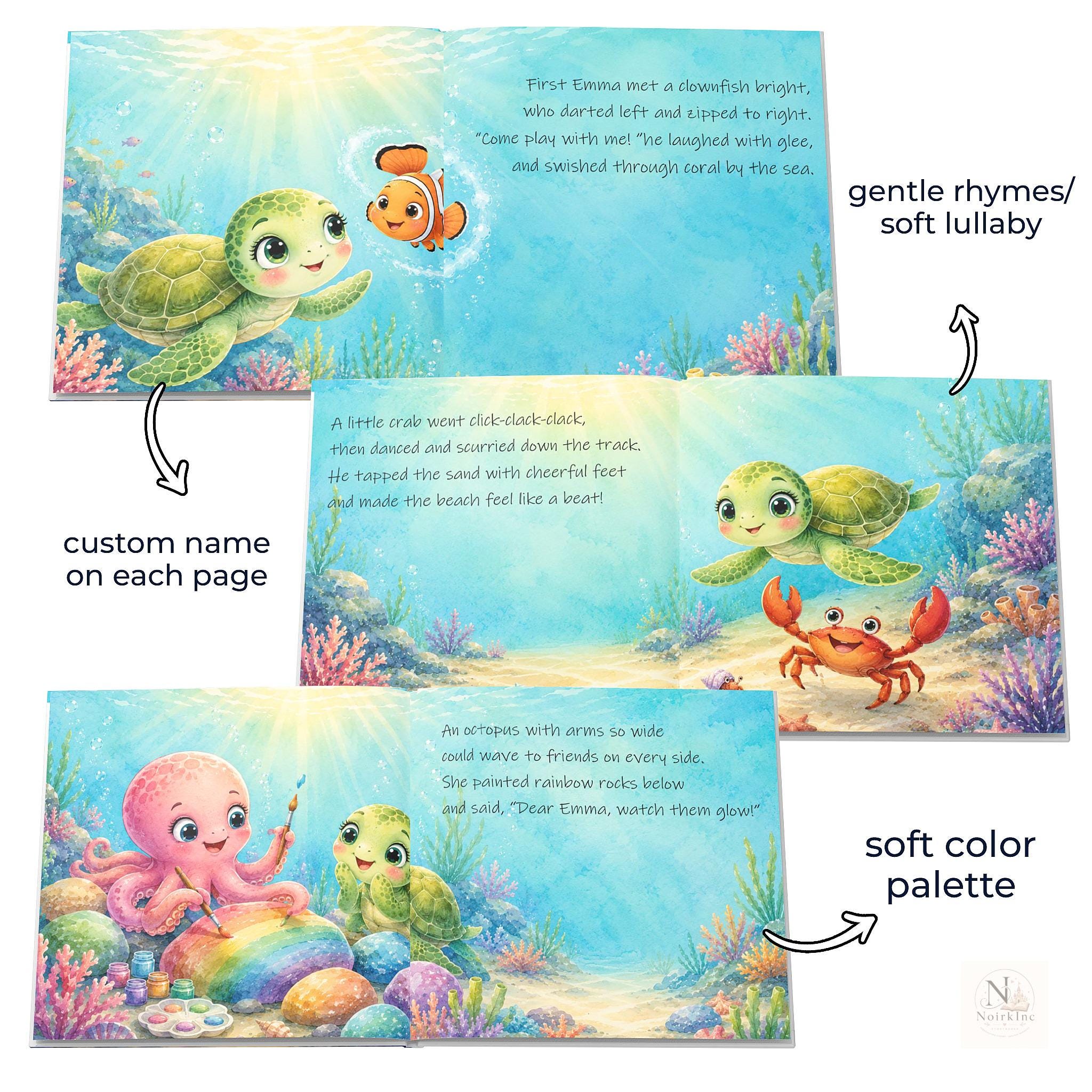 Personalized Ocean Story Book for Kids