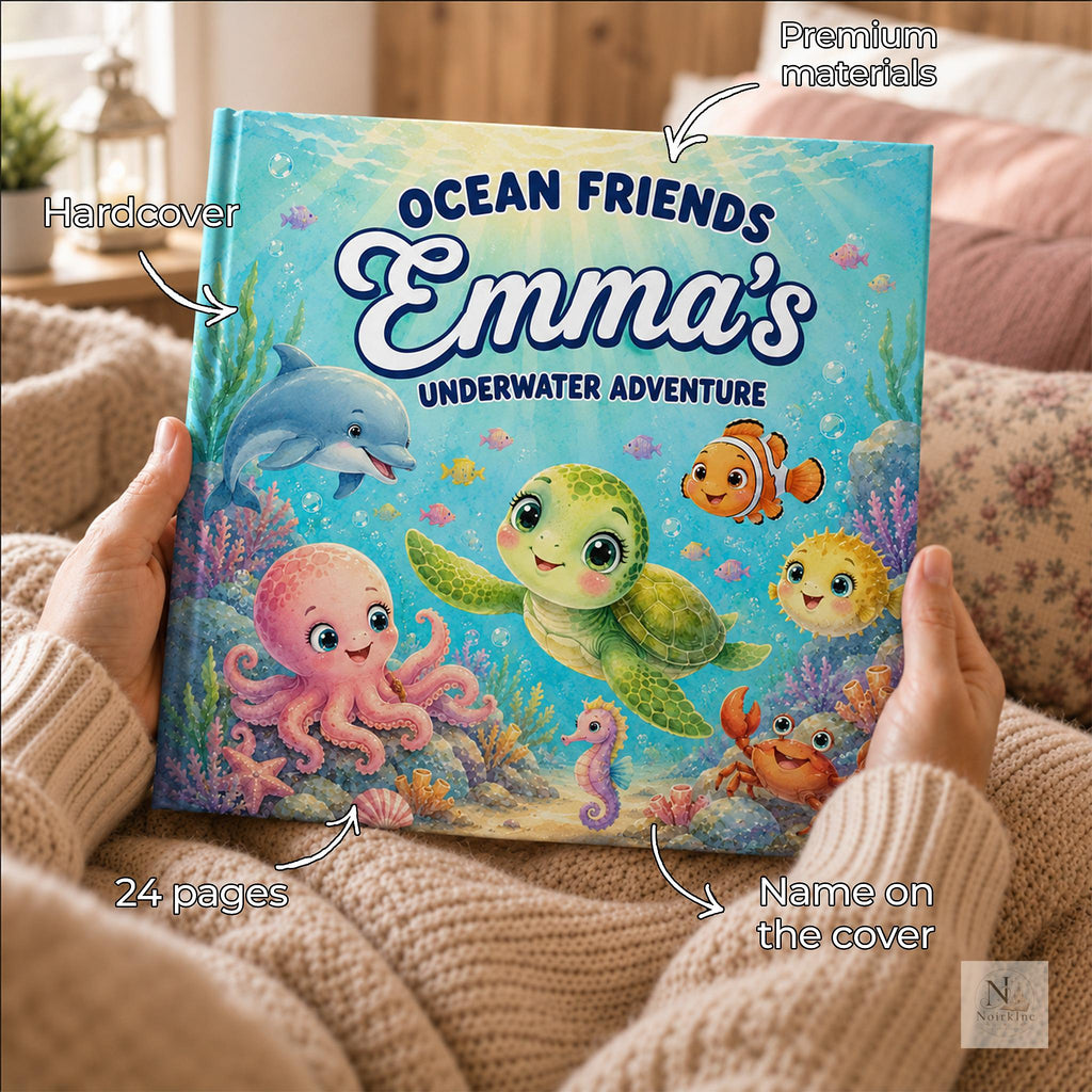 Personalized Ocean Story Book for Kids