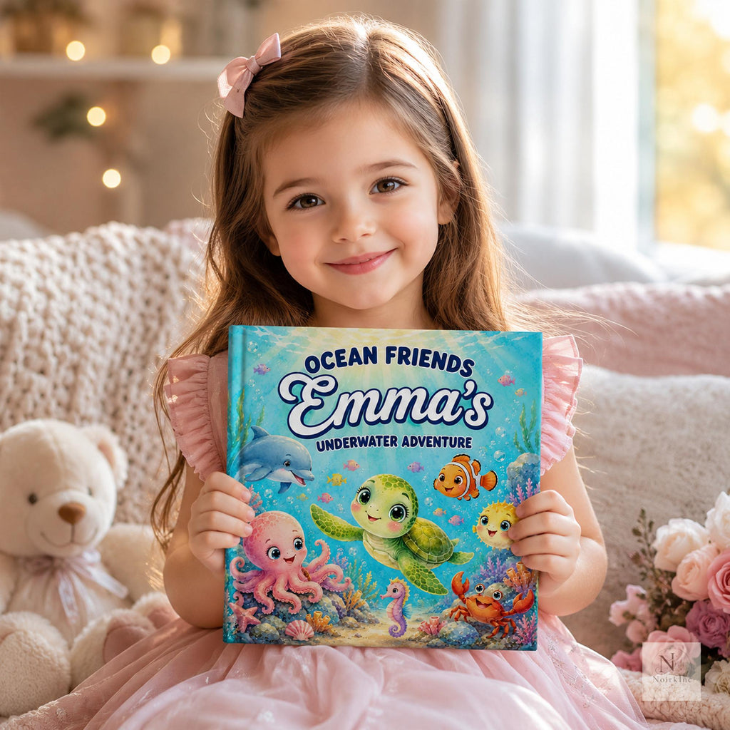 Personalized Ocean Story Book for Kids