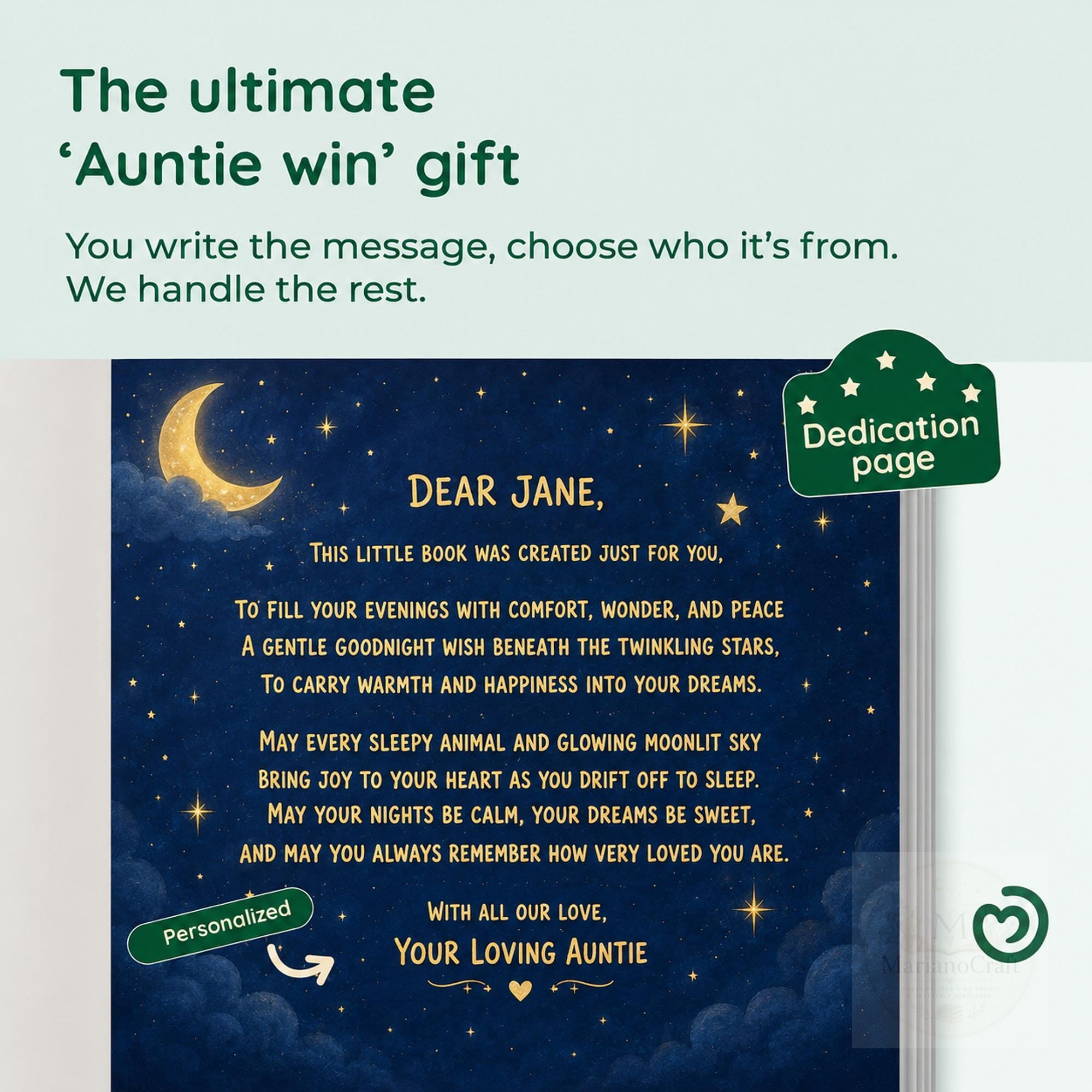 Personalized Good Night Book for Babies and Toddlers