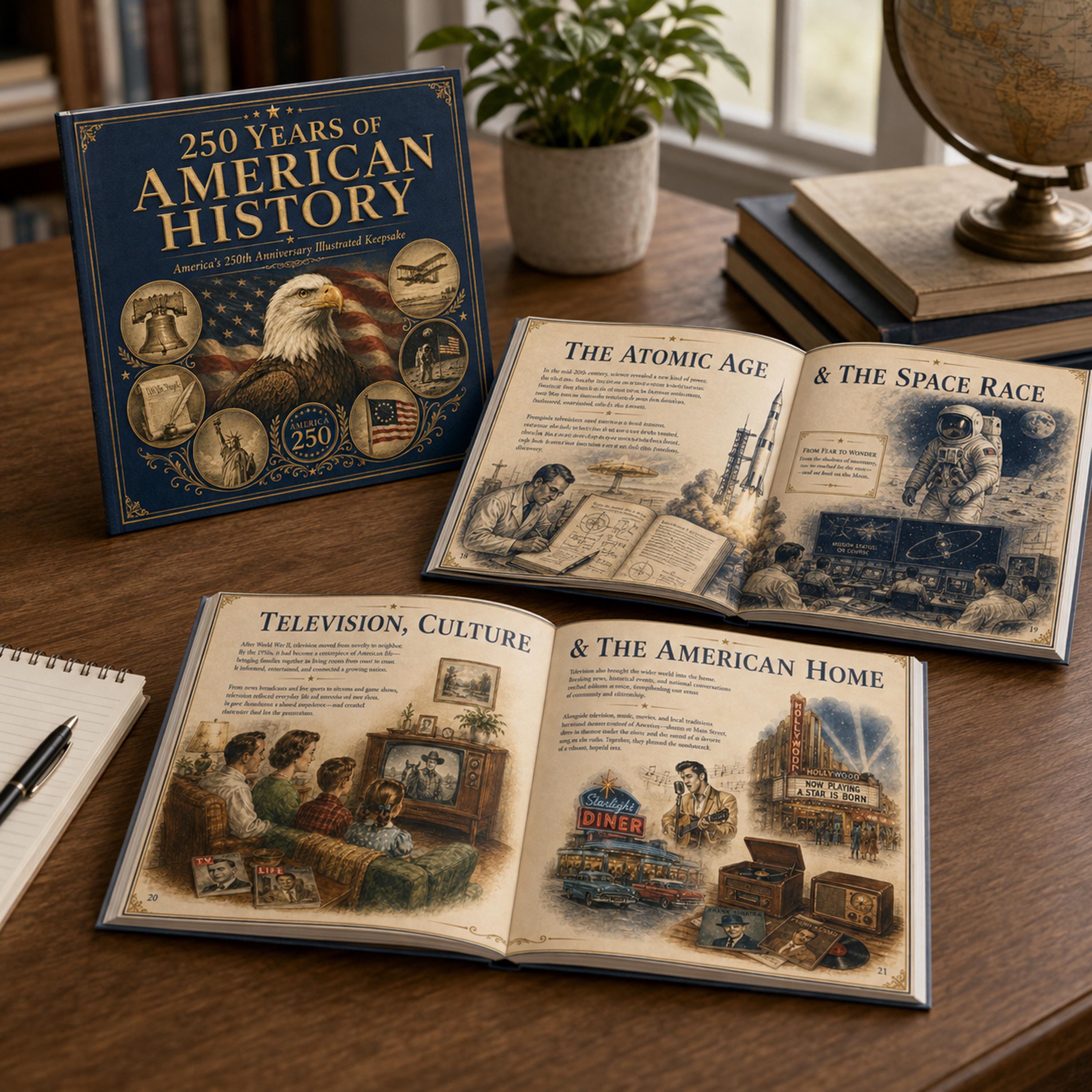 Personalized America 250th Birthday Book, Custom Baby Name Storybook, 1776 2026 Keepsake Gift, Patriotic Baby Gift
