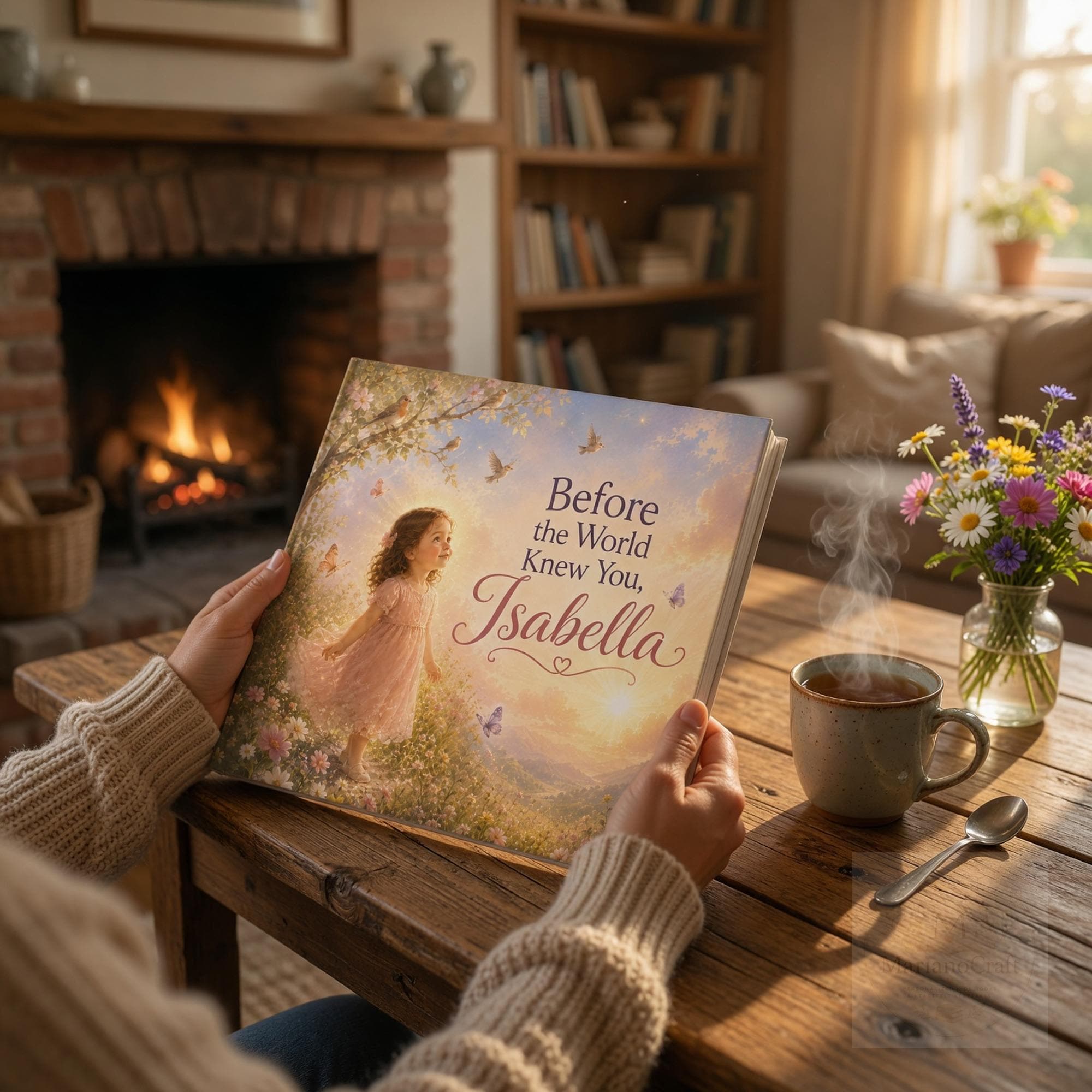 Personalized Christian Baby Book for Girls