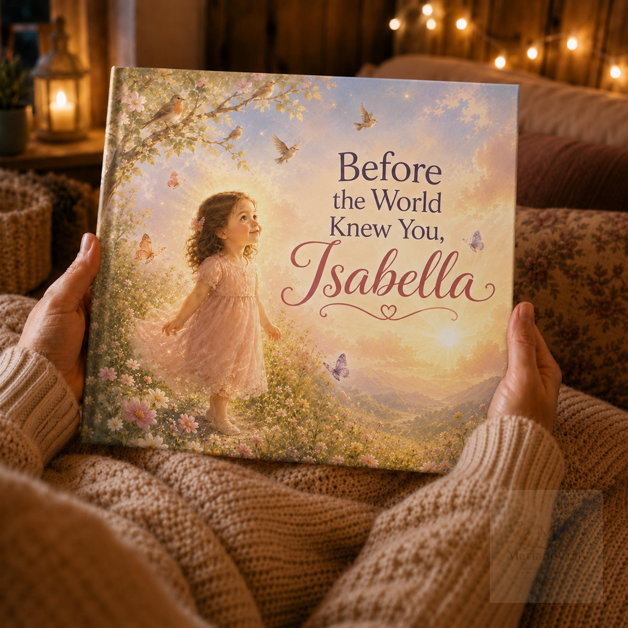 Personalized Christian Baby Book for Girls