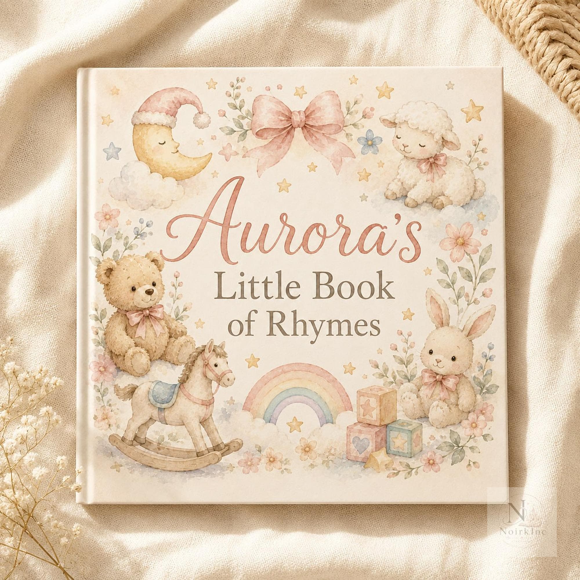 Personalized Baby Girl Rhyme Book