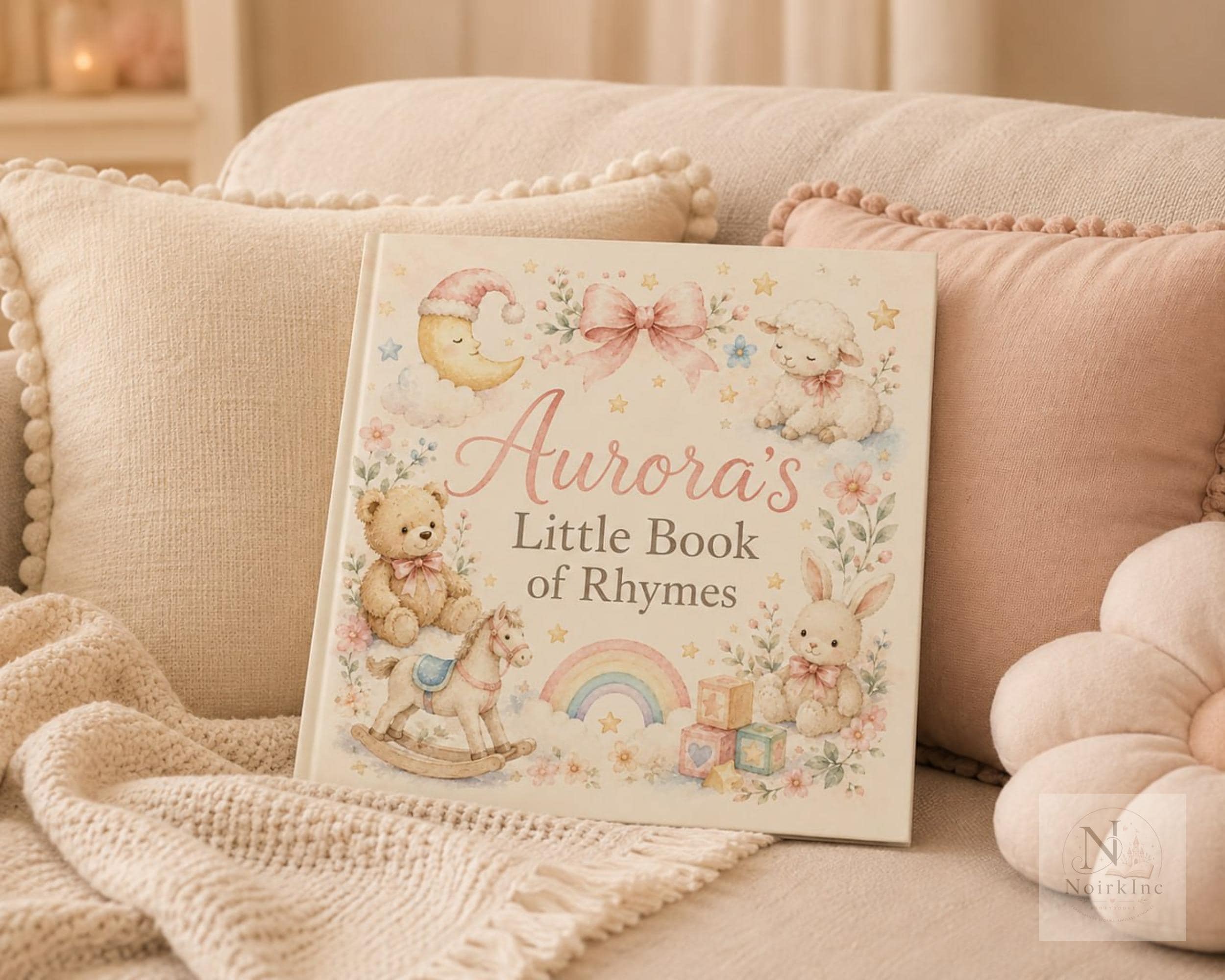 Personalized Baby Girl Rhyme Book