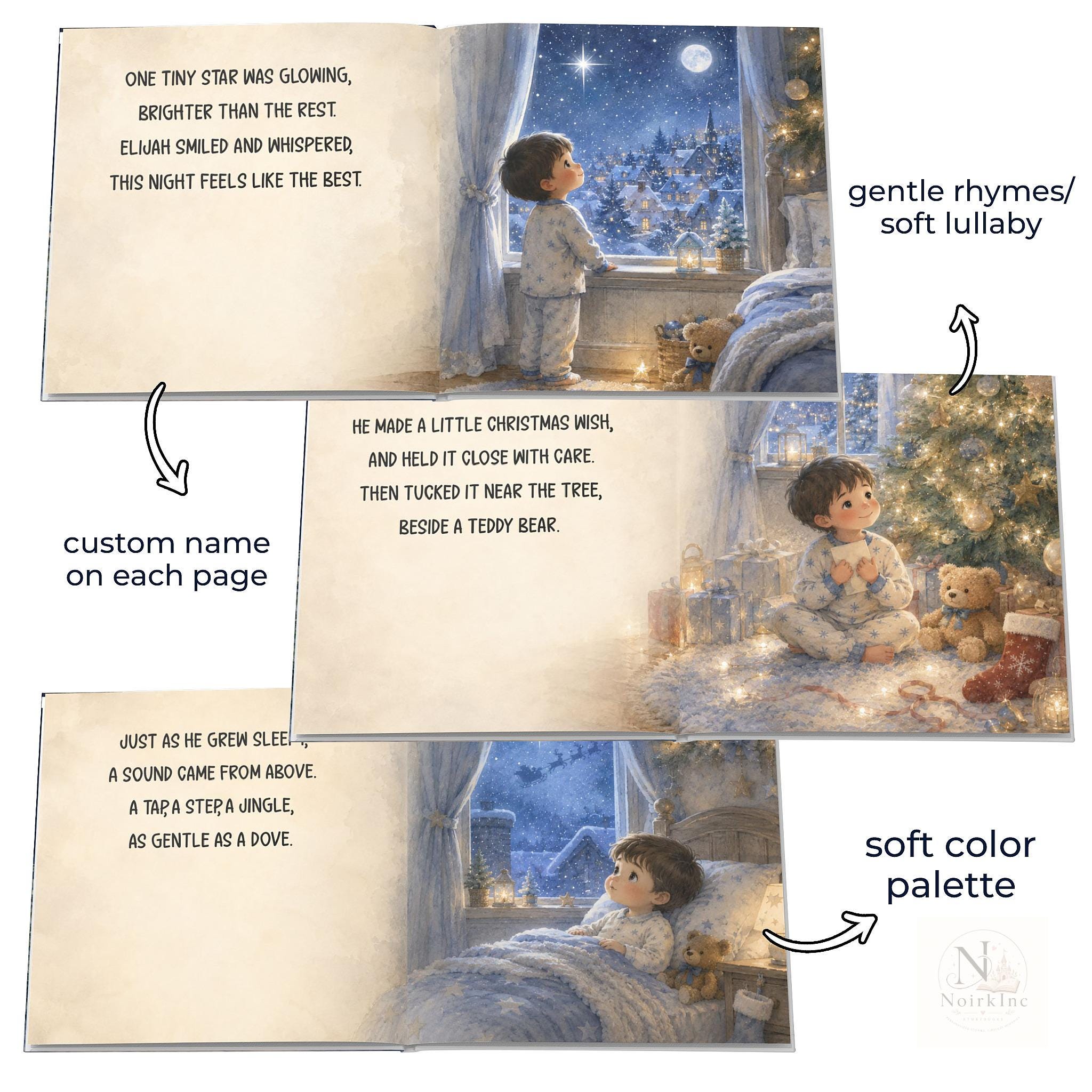 Personalized Christmas Story Book for Kids
