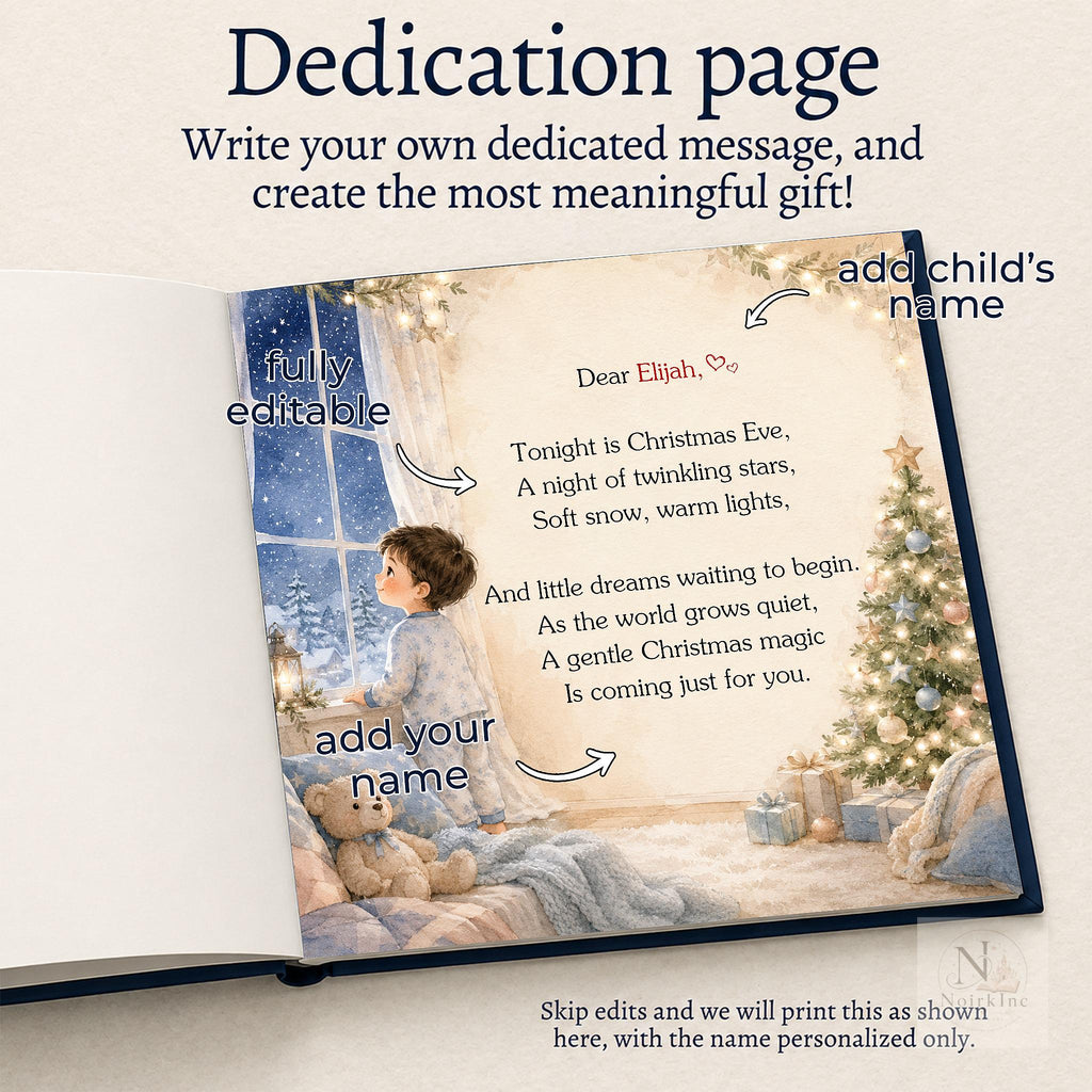 Personalized Christmas Story Book for Kids