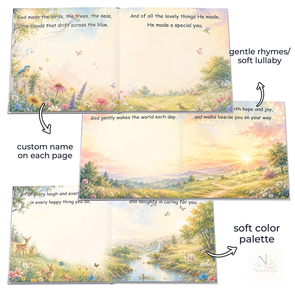 Personalized Christian Book for Kids - Baptism Gift