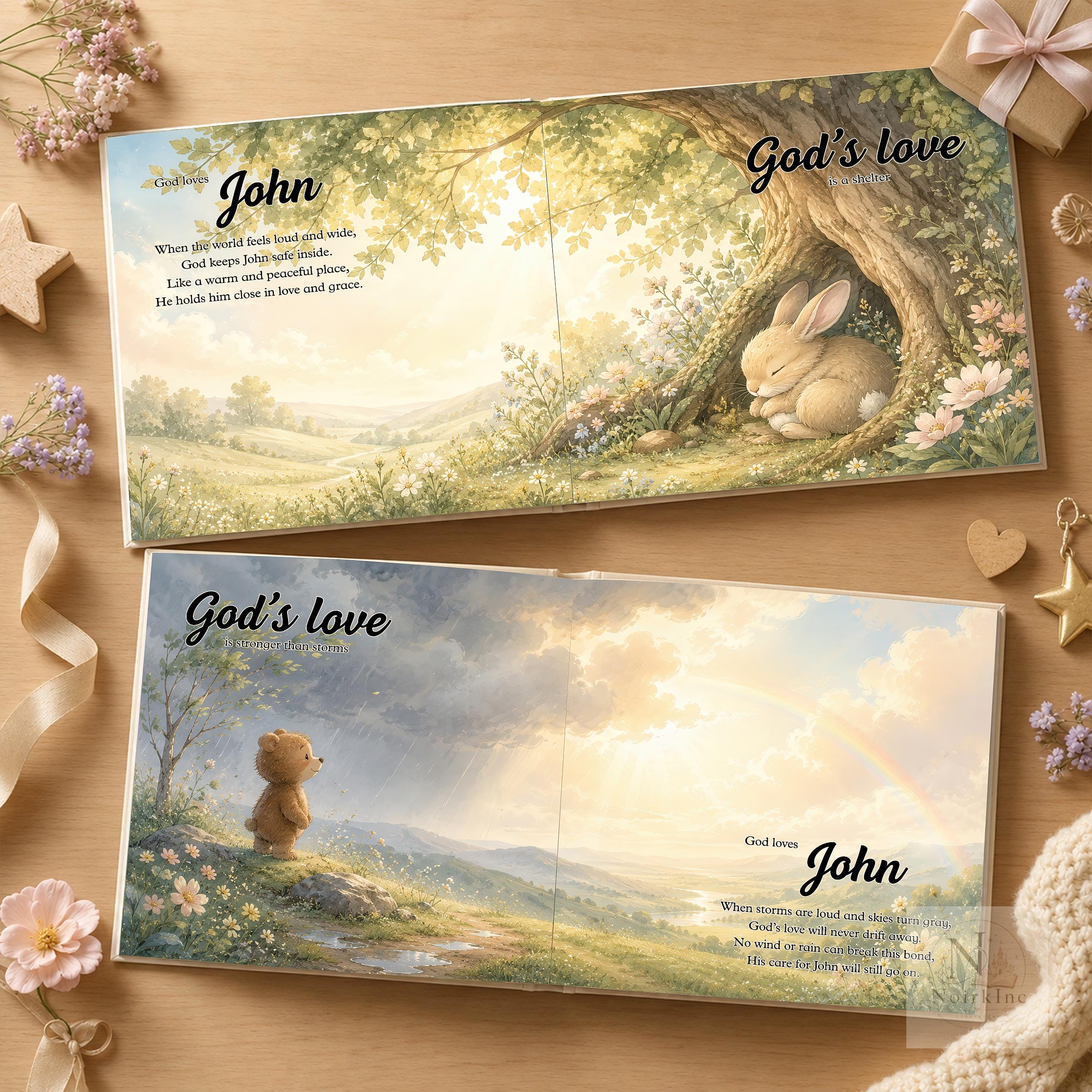Personalized Christian Baby Book for Boys