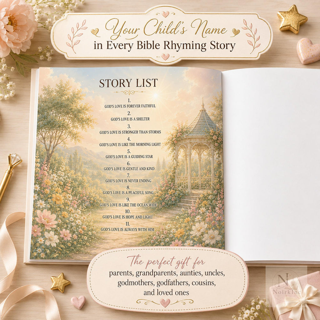 Personalized Christian Baby Book for Boys