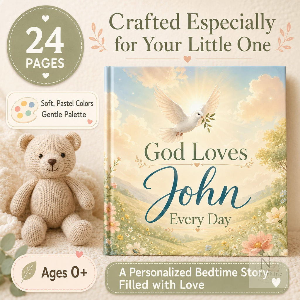 Personalized Christian Baby Book for Boys