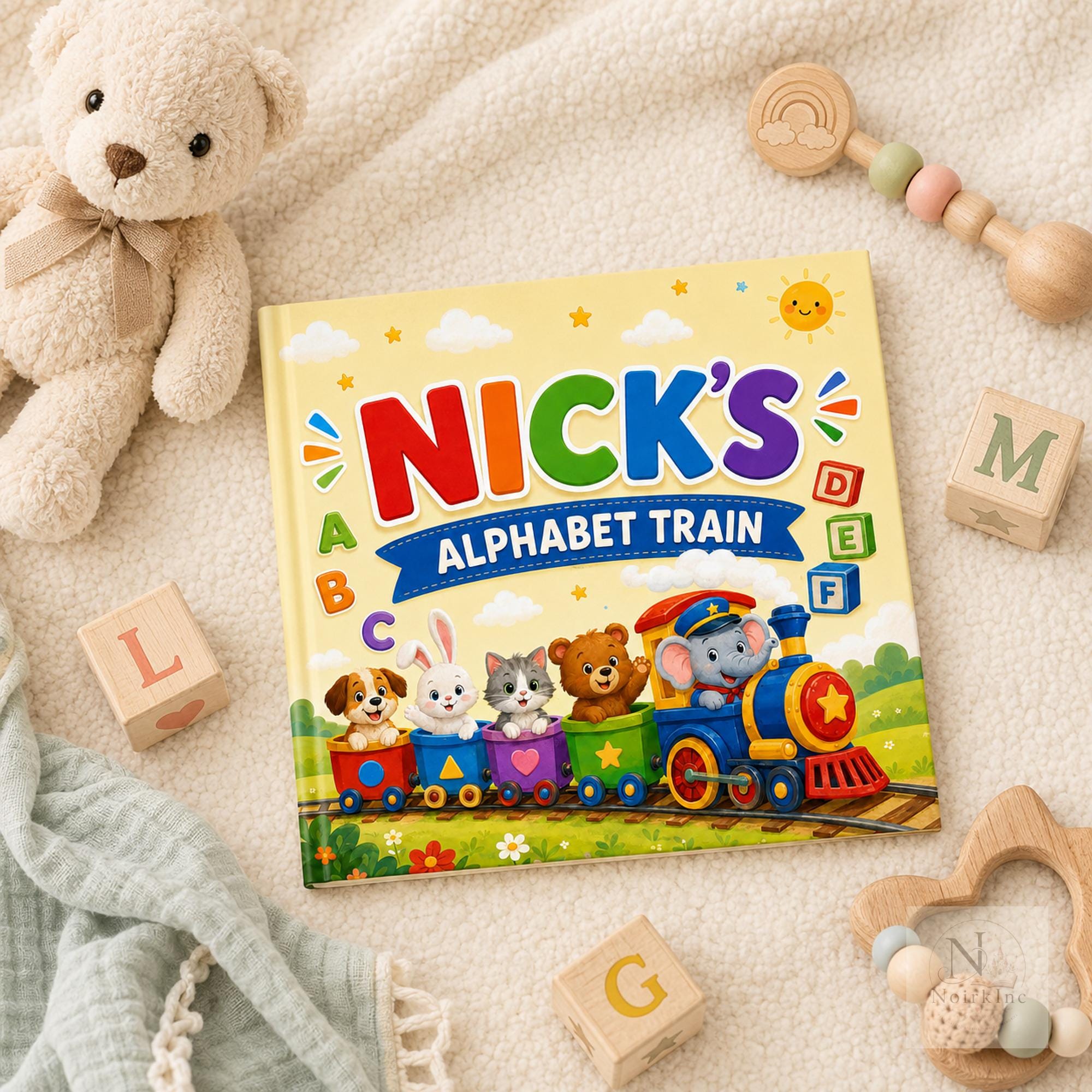 Personalized Baby ABC Book With Custom Name