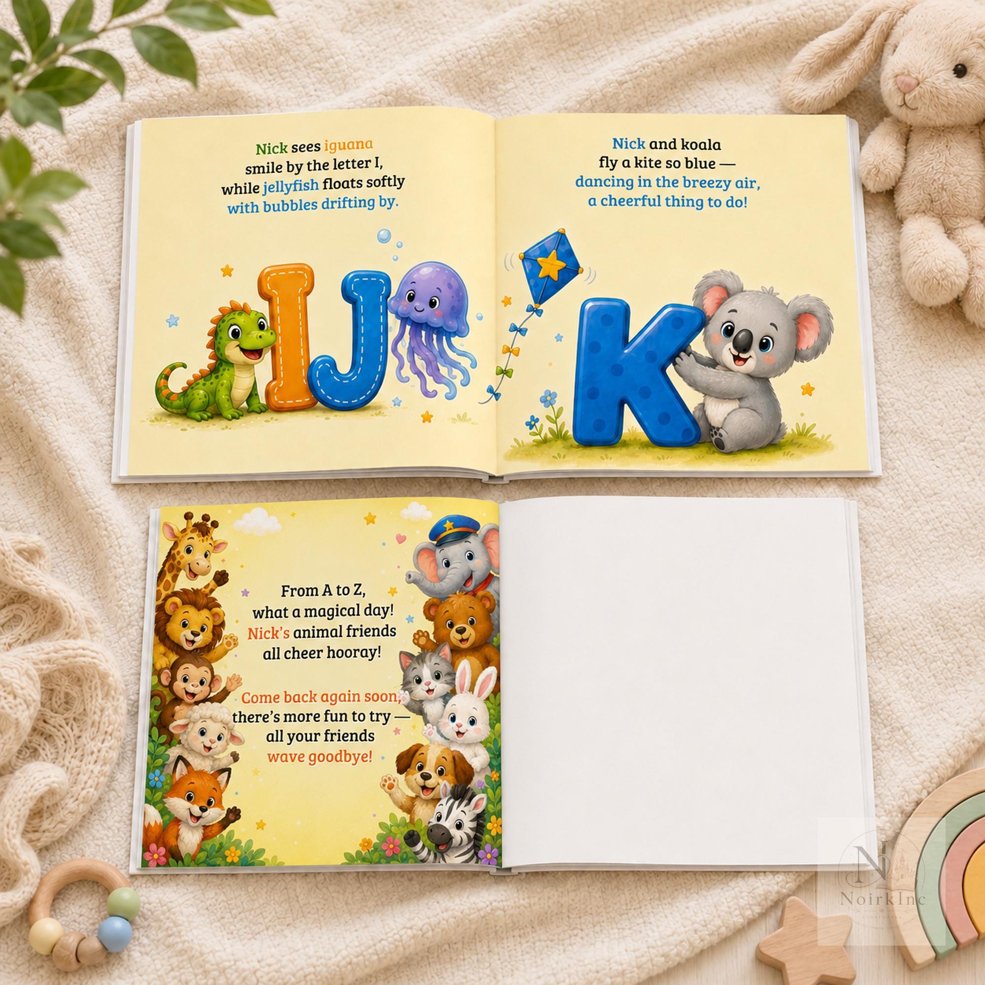 Personalized Baby ABC Book With Custom Name