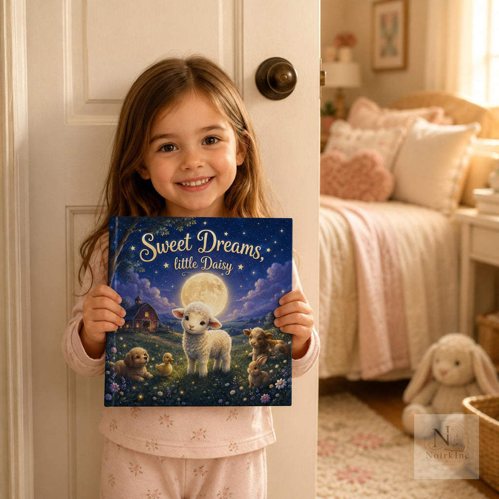 Personalized Bedtime Story Book With Farm Animals