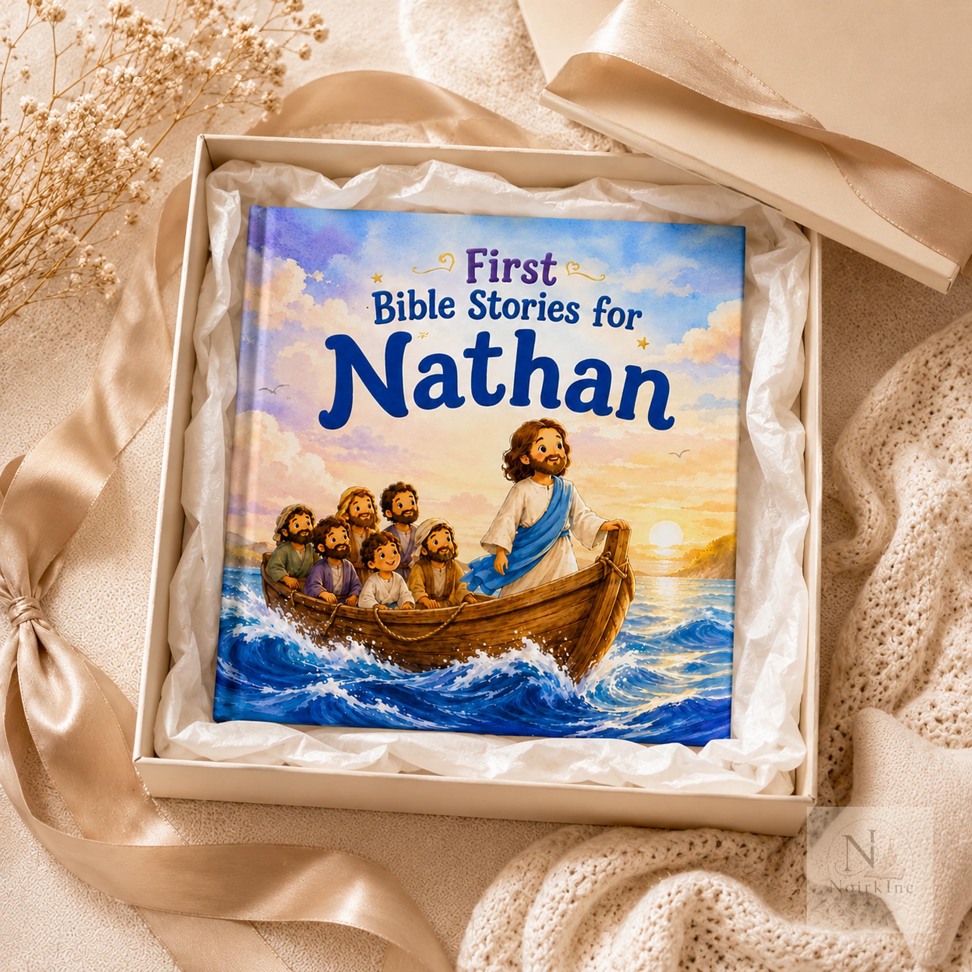 Personalized First Bible Stories Book for Kids