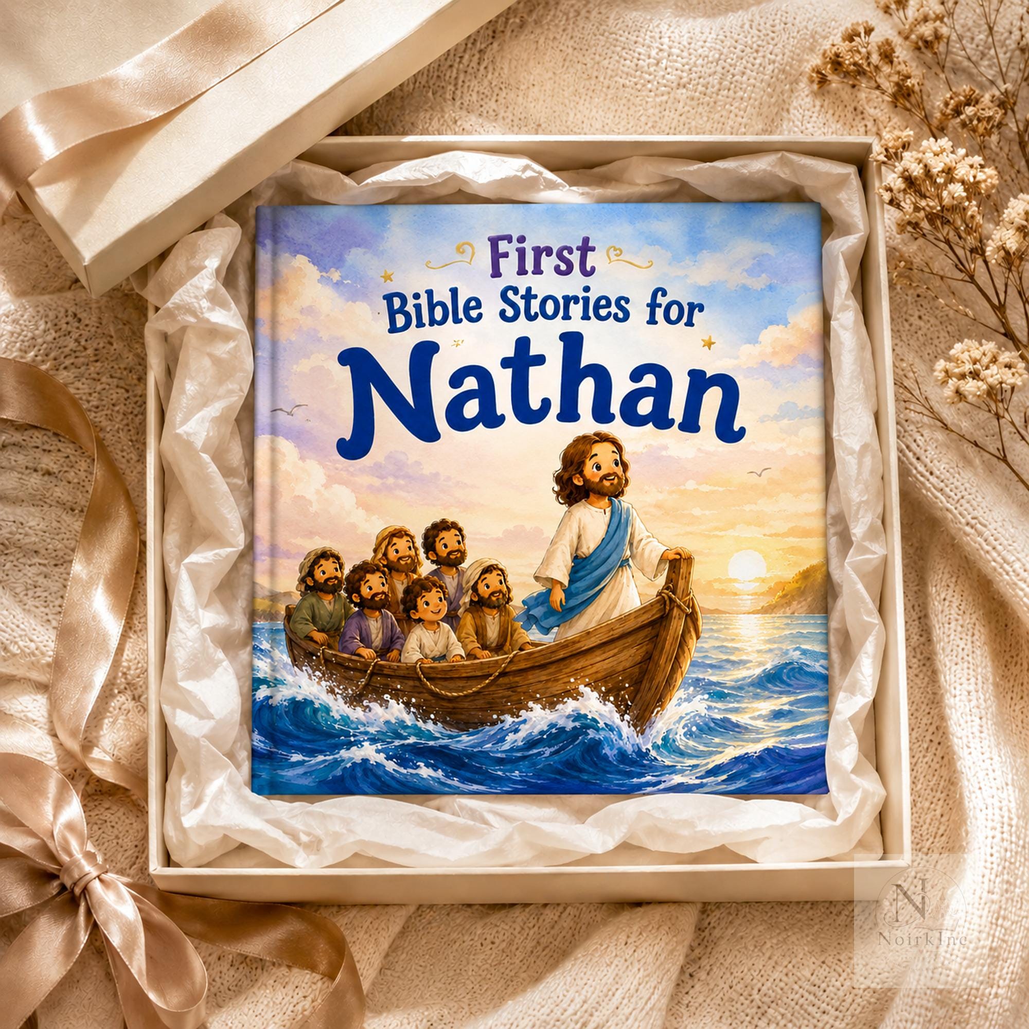 Personalized First Bible Stories Book for Kids