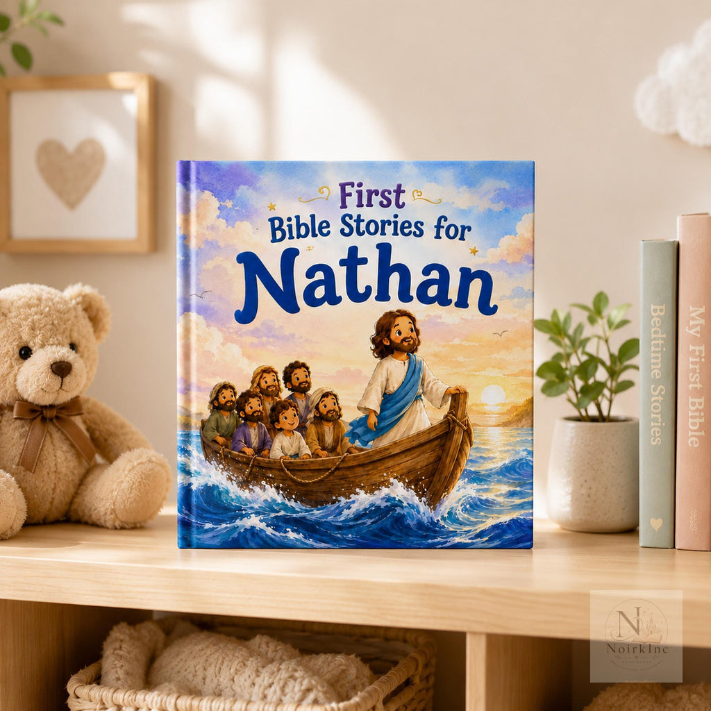 Personalized First Bible Stories Book for Kids