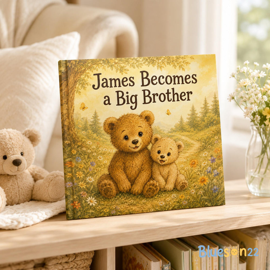 Personalized Baby Story Book, Custom Name Big Brother Gift, Nursery Keepsake Storybook, Baby Shower Gift, Custom Children’s Book