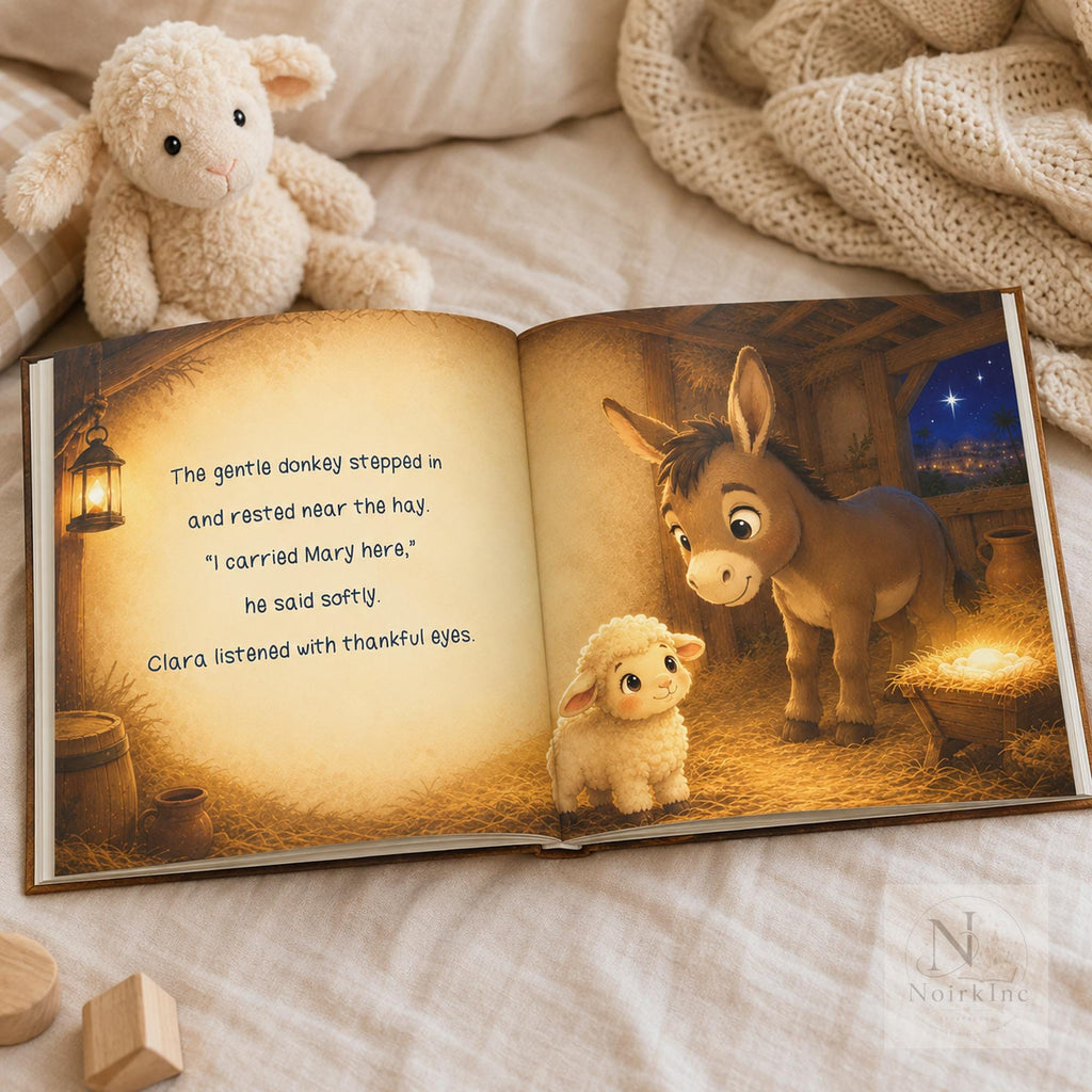 Personalized Baptism Book for Babies, Christian Keepsake