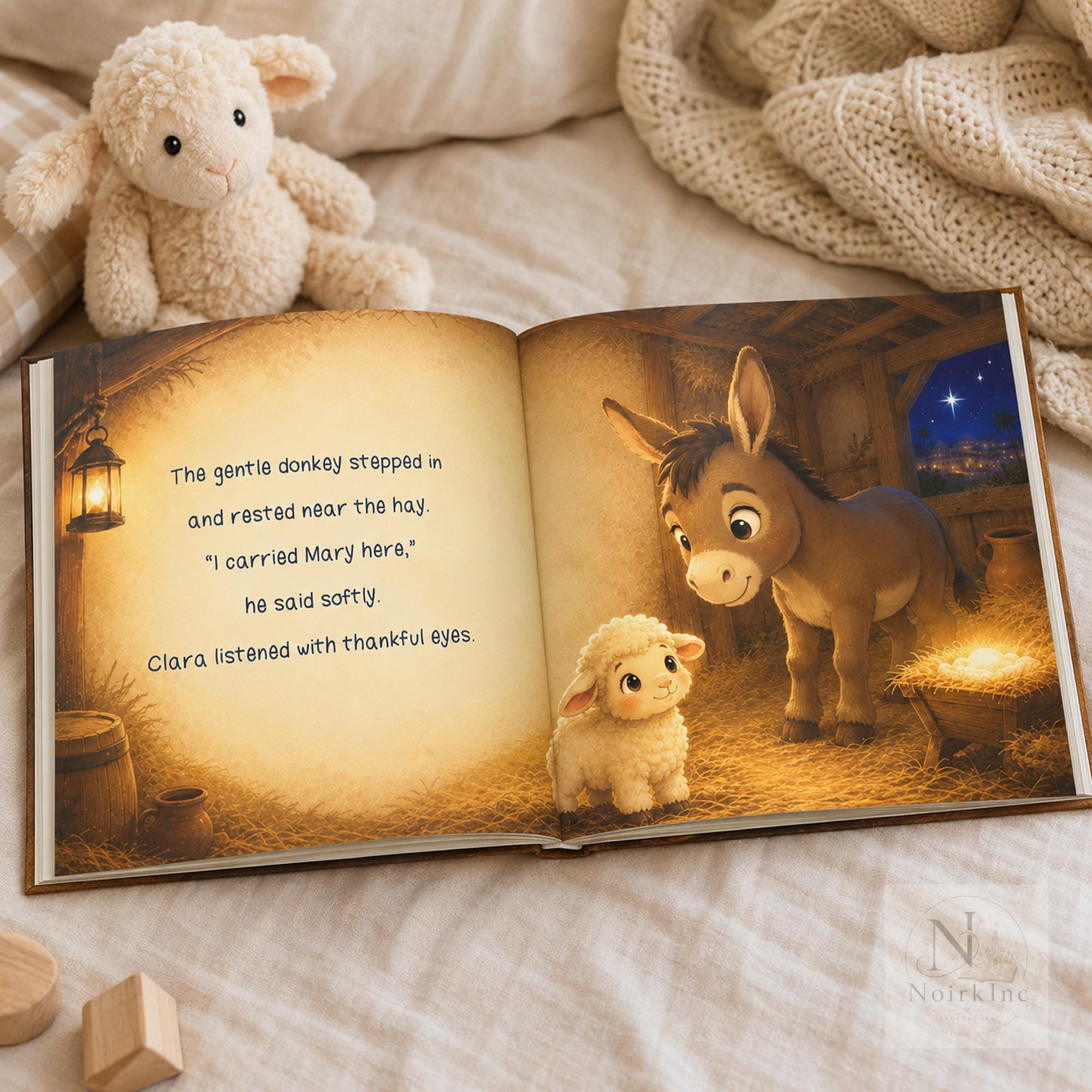 Personalized Baptism Book for Babies, Christian Keepsake